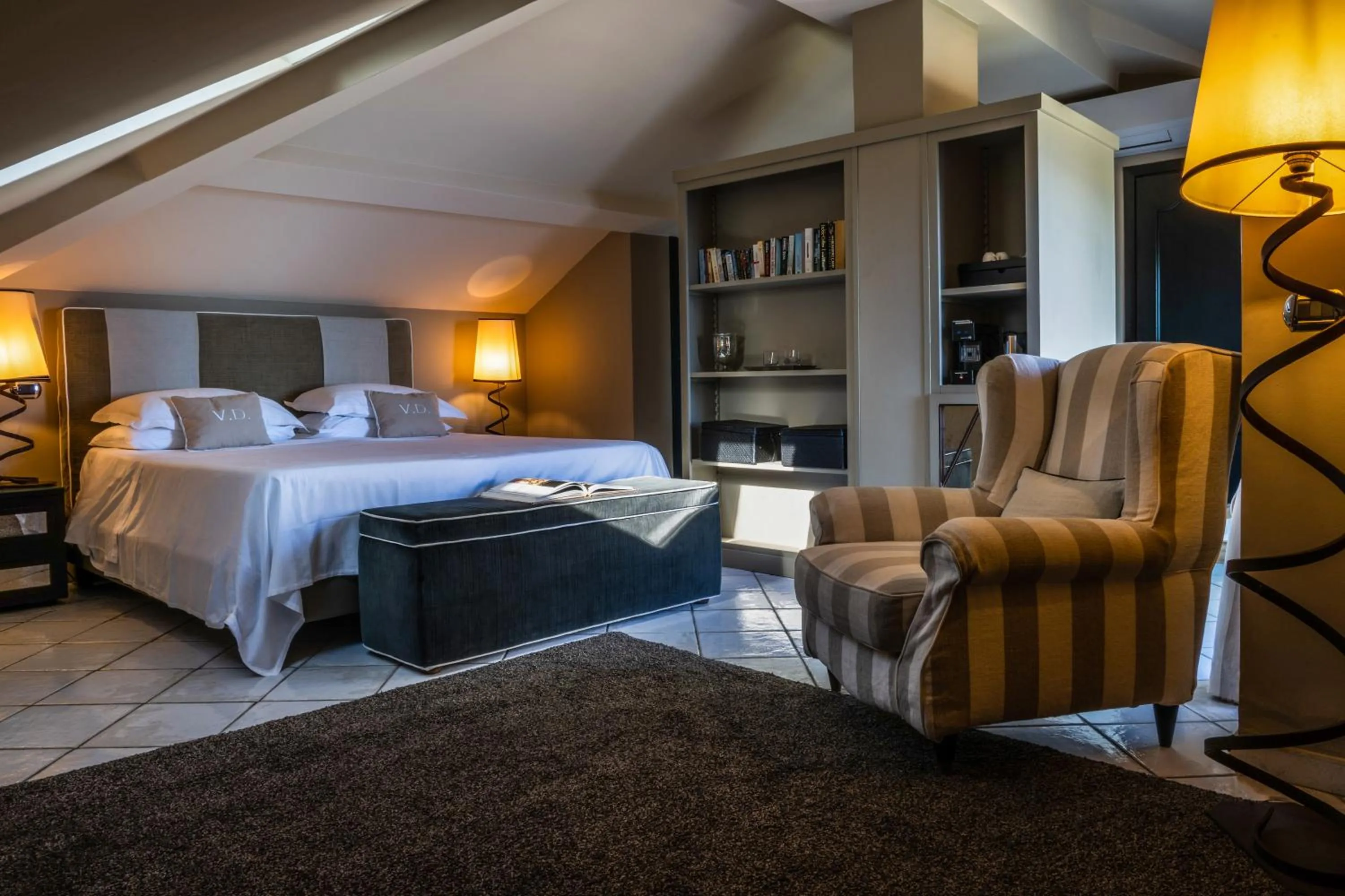 Bed in Hotel Villa Ducale