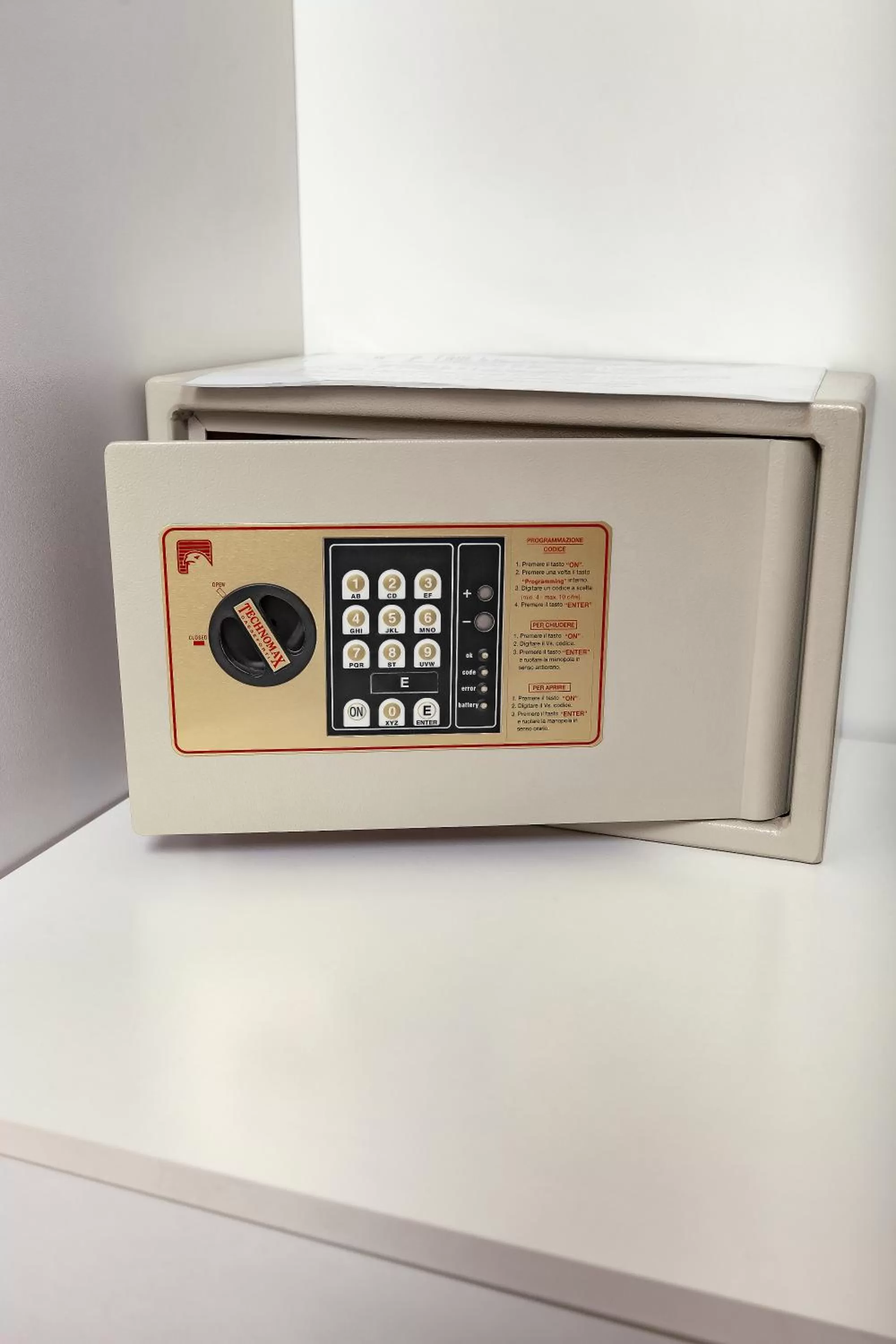 safe in Ariminum Hotel