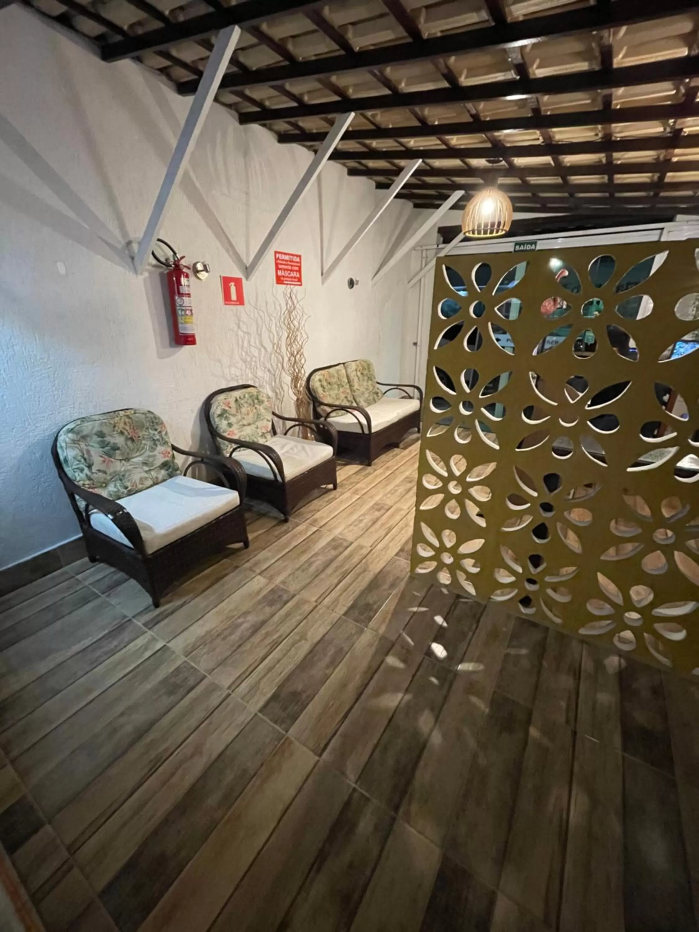 Seating Area in Flamingo Beach Pousada