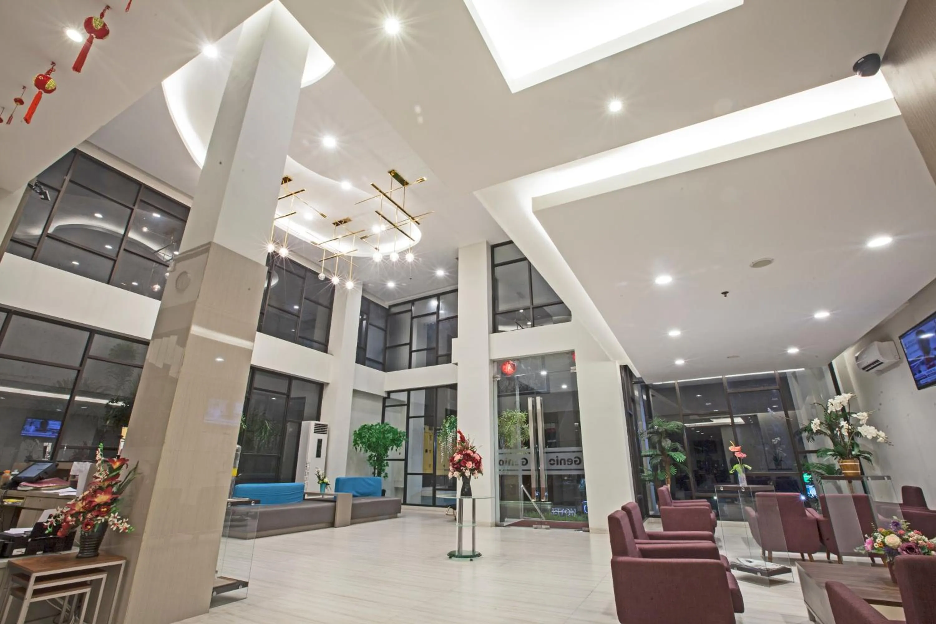 Lobby or reception in Genio Hotel Manado