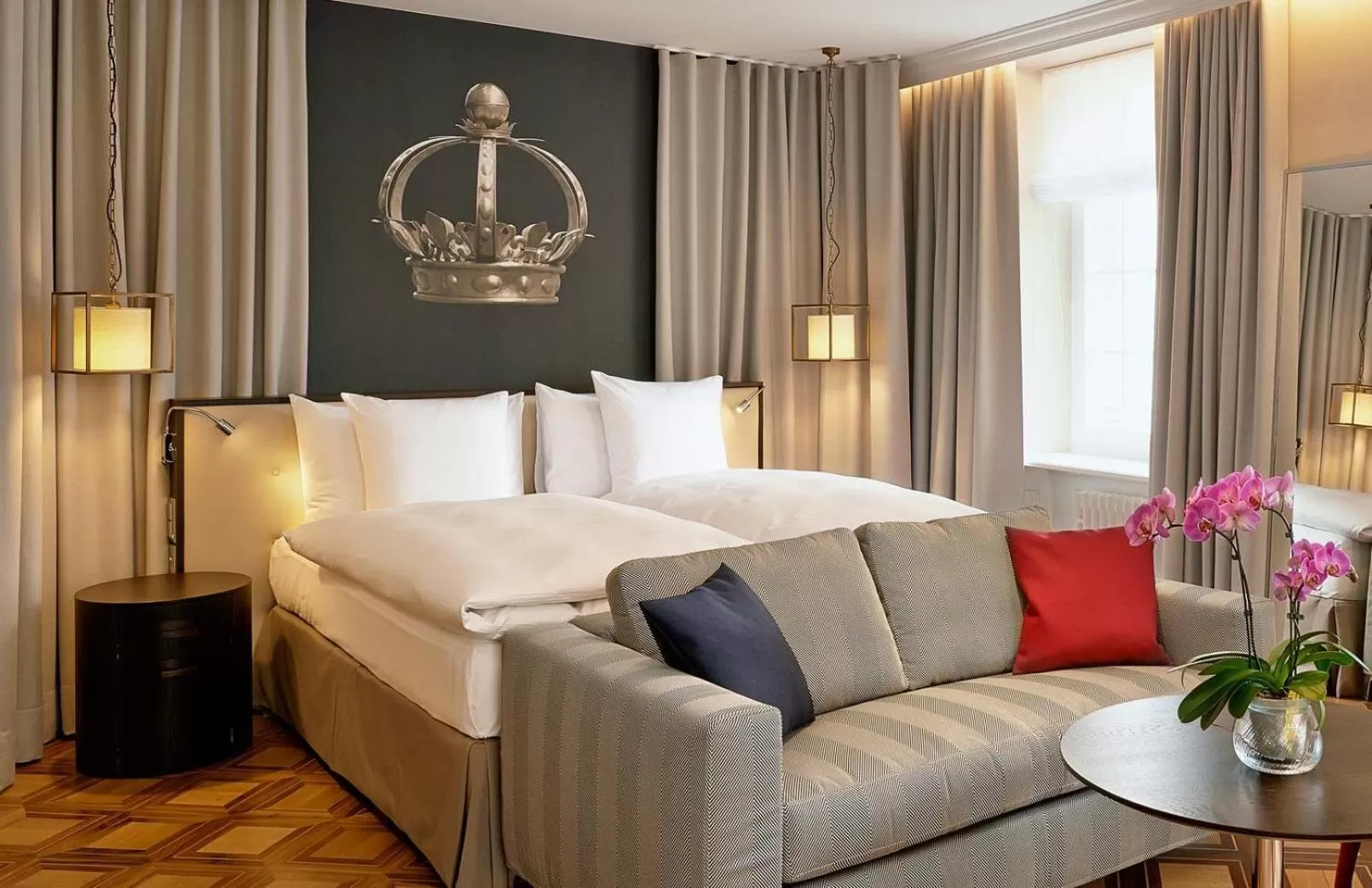 Photo of the whole room, Bed in Boutique Hotel Krone