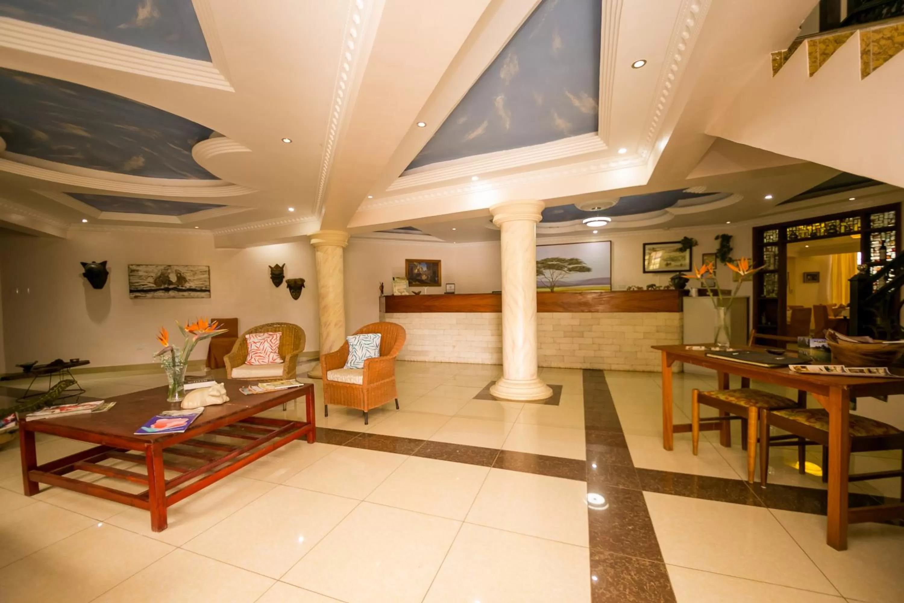 Lobby or reception in Hotel Rudi