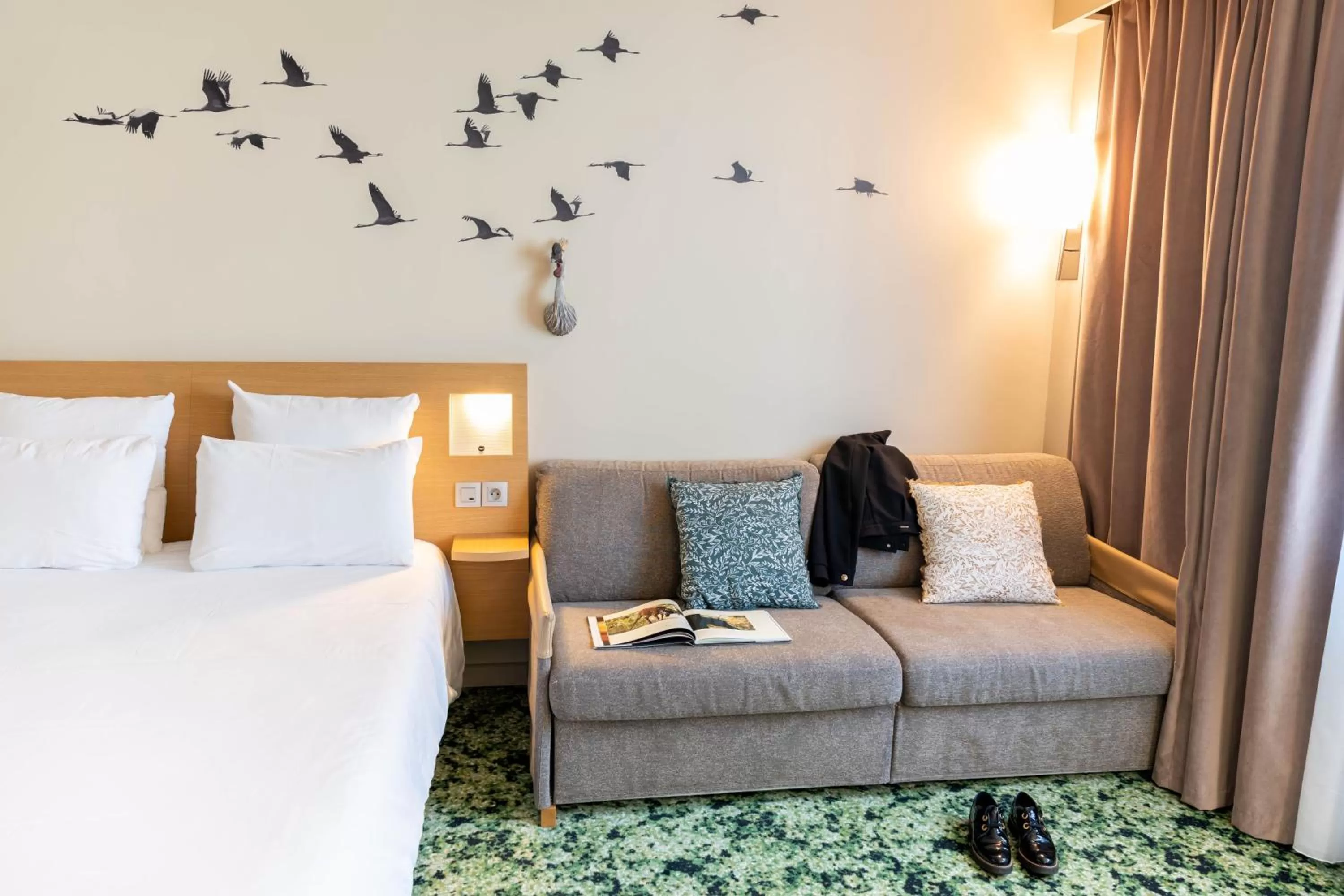 Bedroom, Bed in Novotel Orléans Chemins De Sologne Demeures De Campagne