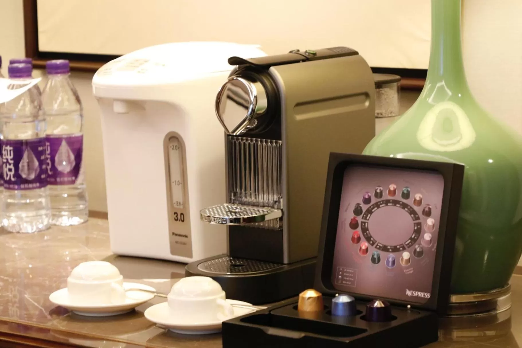 Coffee/tea facilities in Shangri-La Qufu