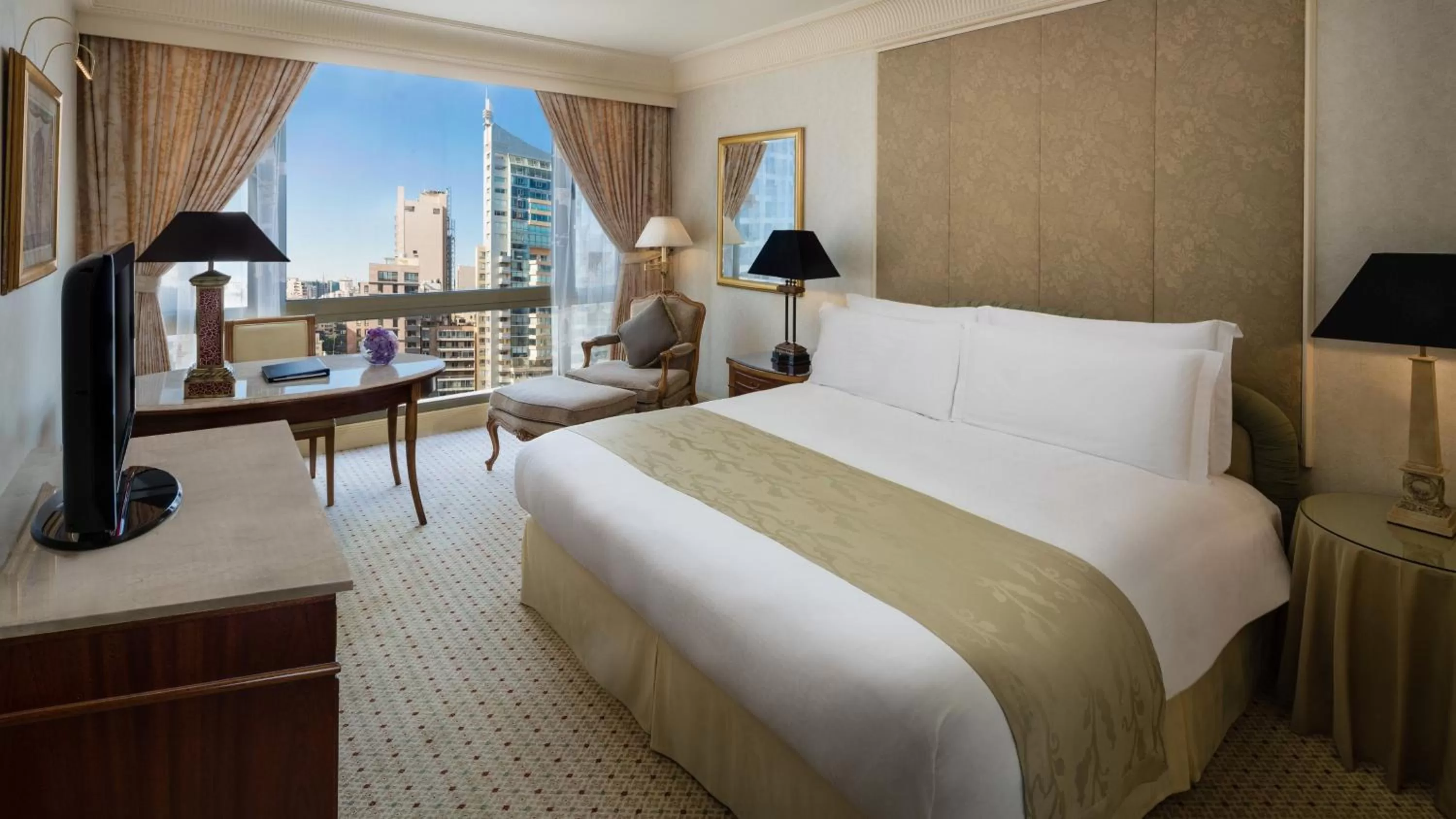 Photo of the whole room, Bed in InterContinental Phoenicia Beirut by IHG