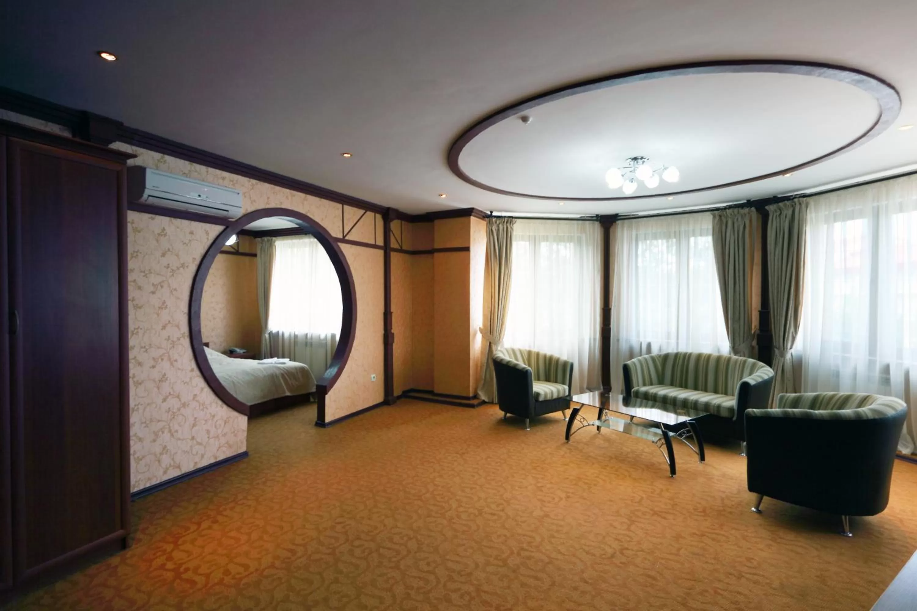 Seating area in Alpen Ville