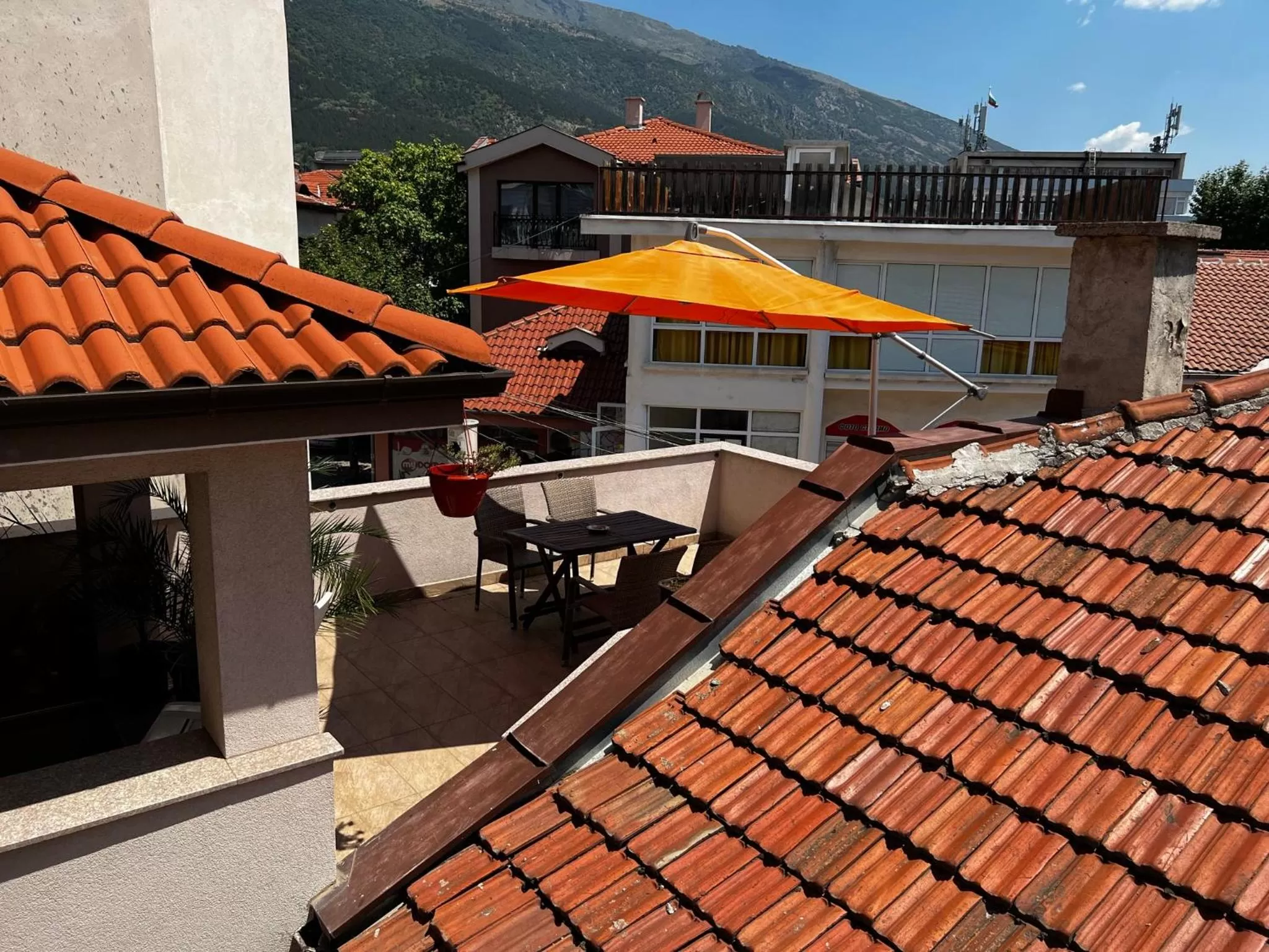 Balcony/Terrace in Hotel Central