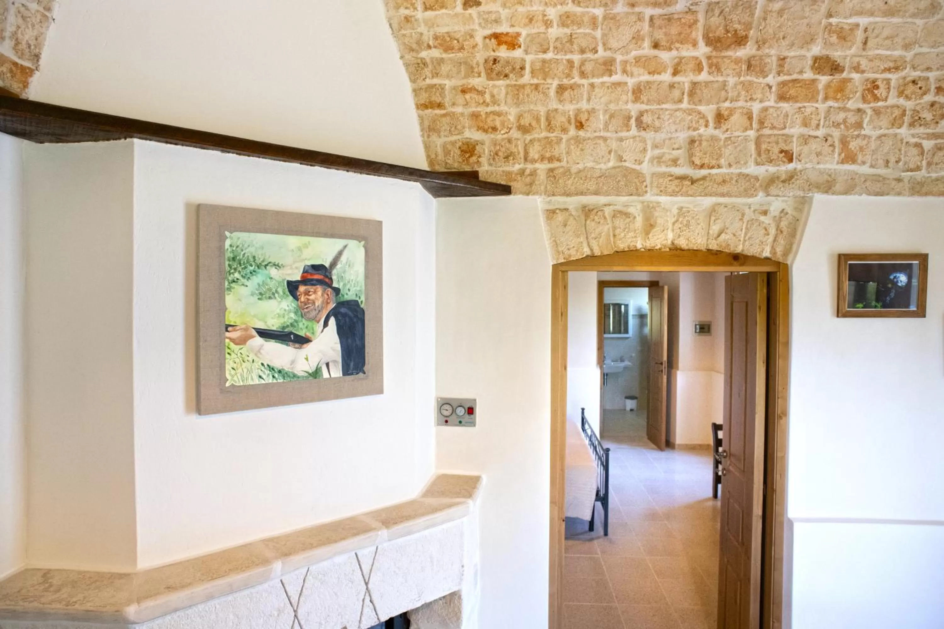 Decorative detail in B&B Il Brigante