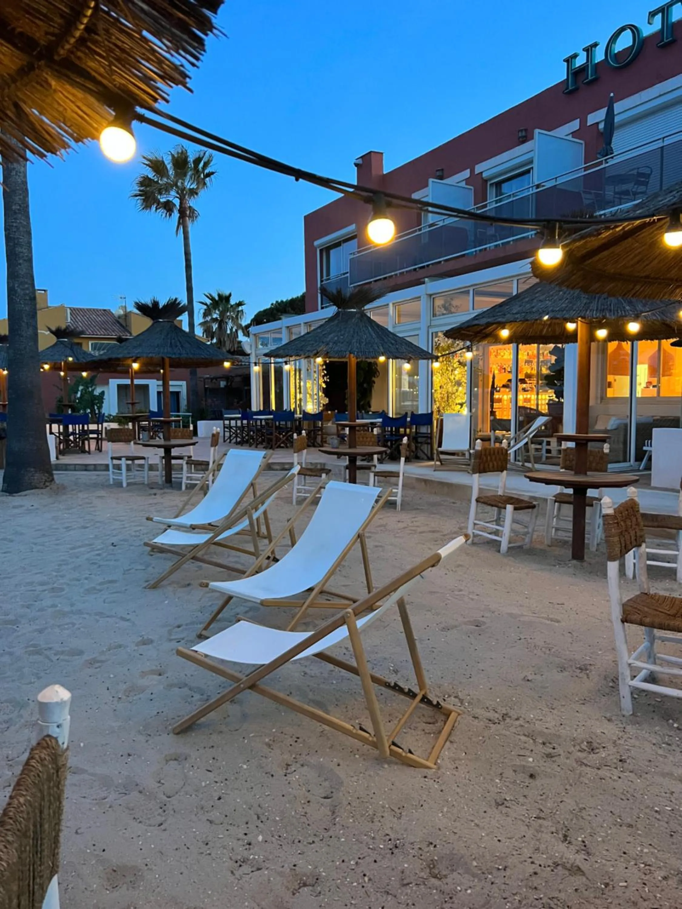Patio in Hotel La Potiniere