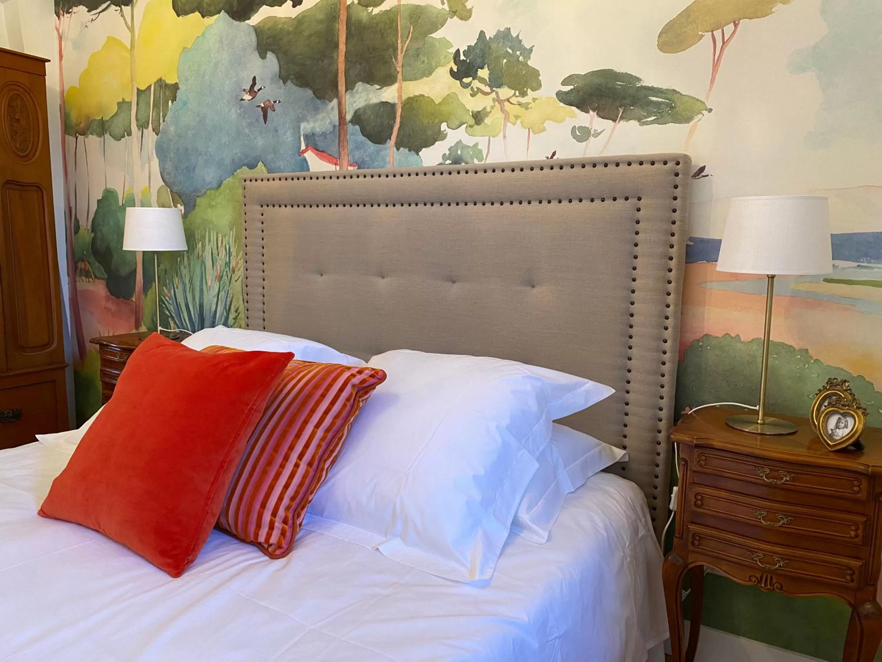 Bed in Villa Aristide