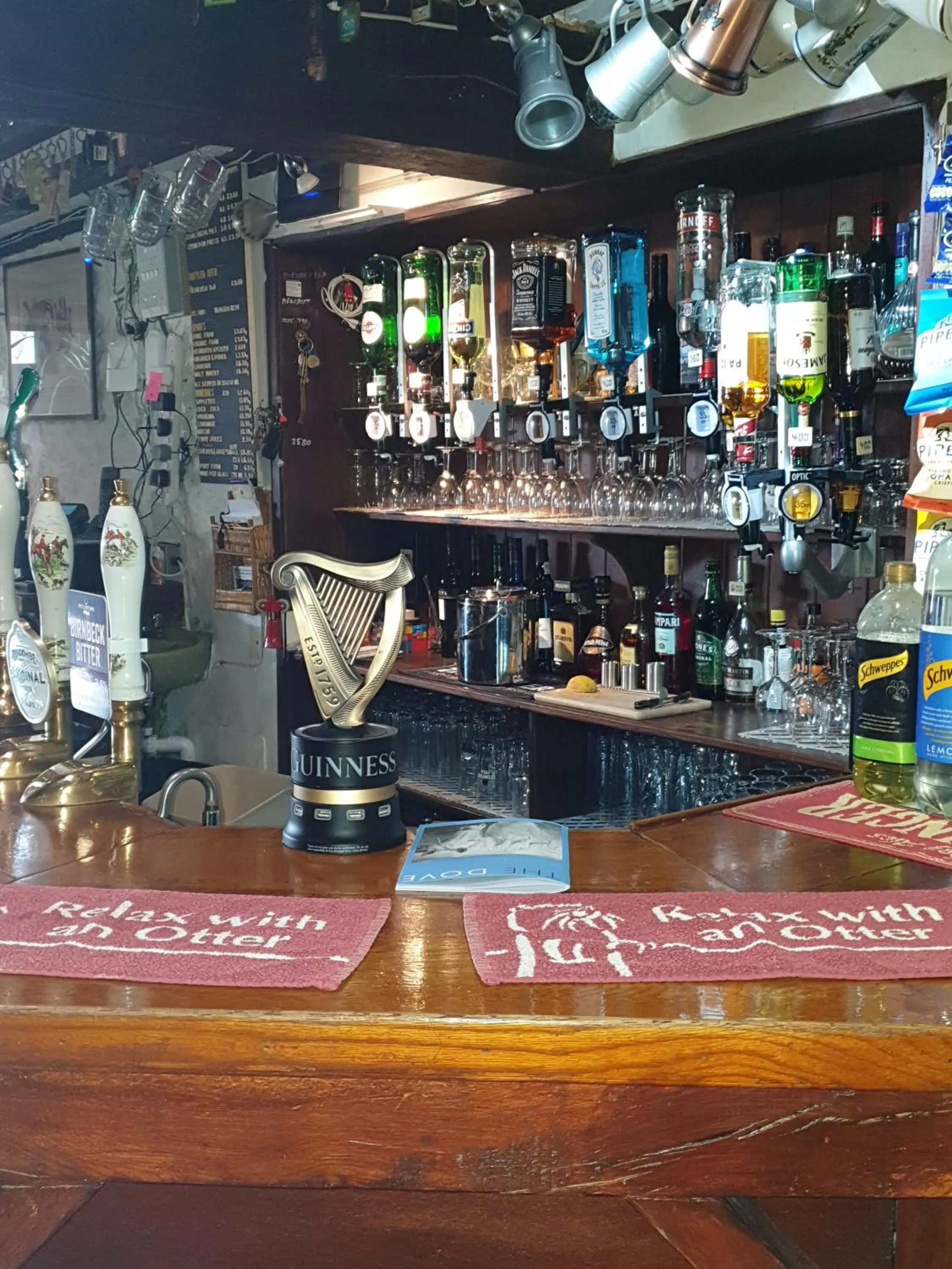 Lounge or bar in the old red lion