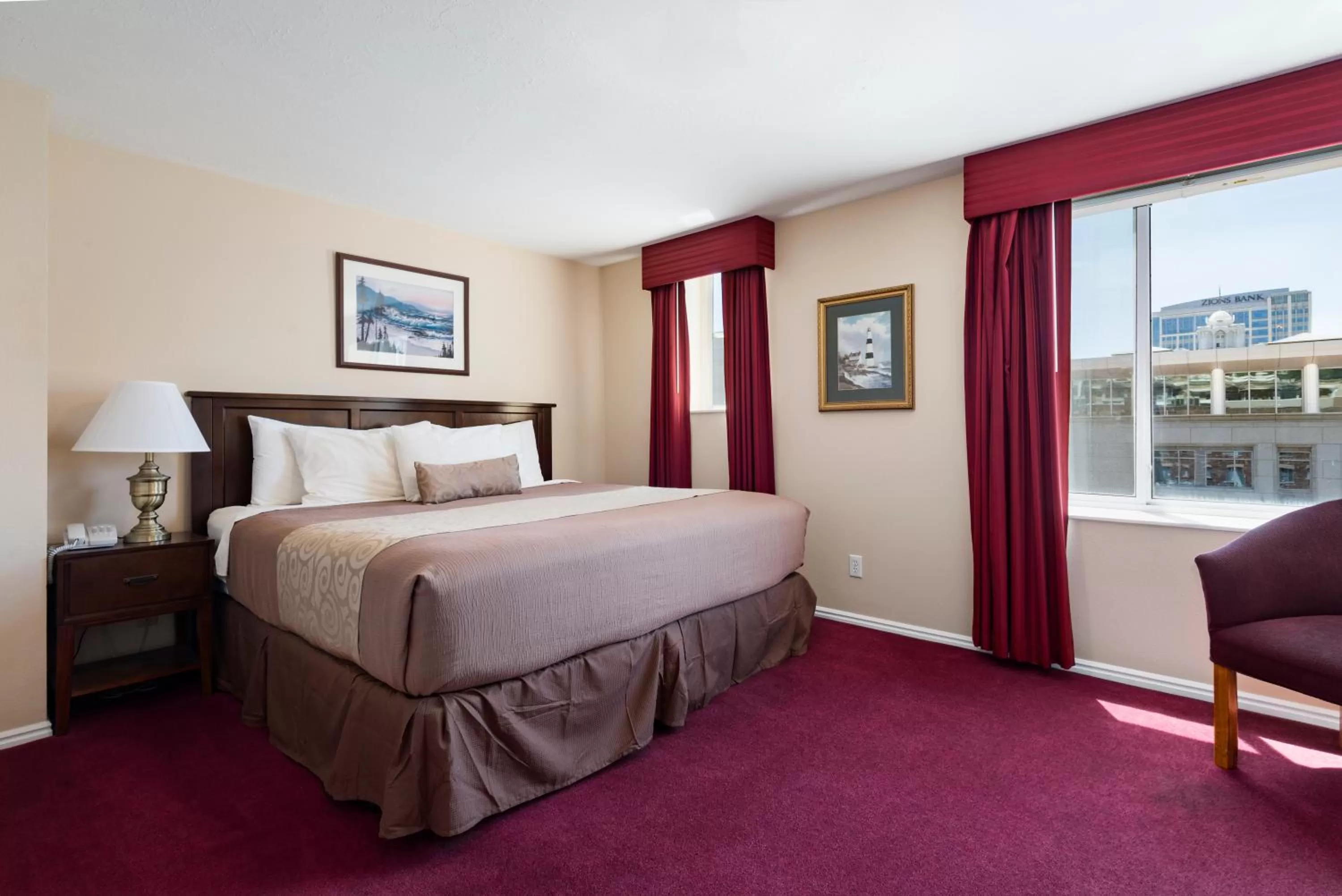 Bedroom, Bed in The Kimball at Temple Square