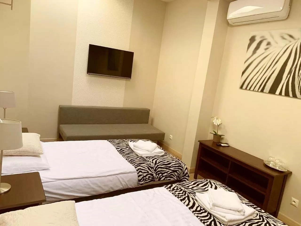 Bed in GRONO Apartamenty