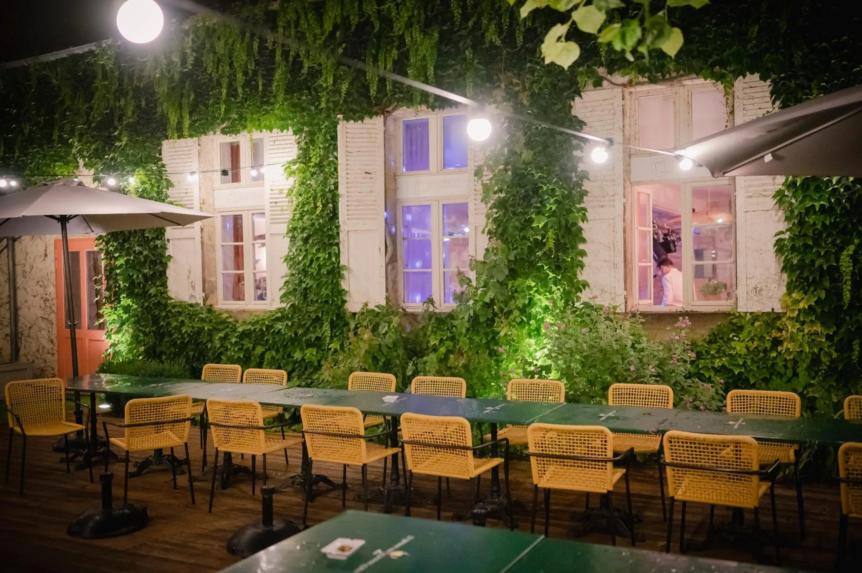 Garden in Logis Hostellerie des Clos et restaurant Bistrot des grands crus et Maison de la tour Chablis