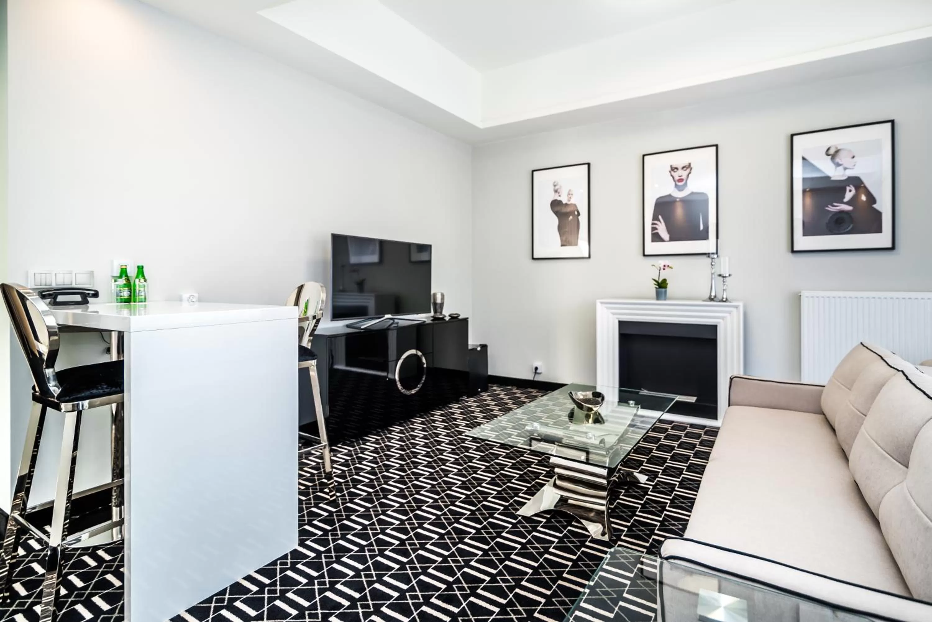 Living room in Hotel Atelia