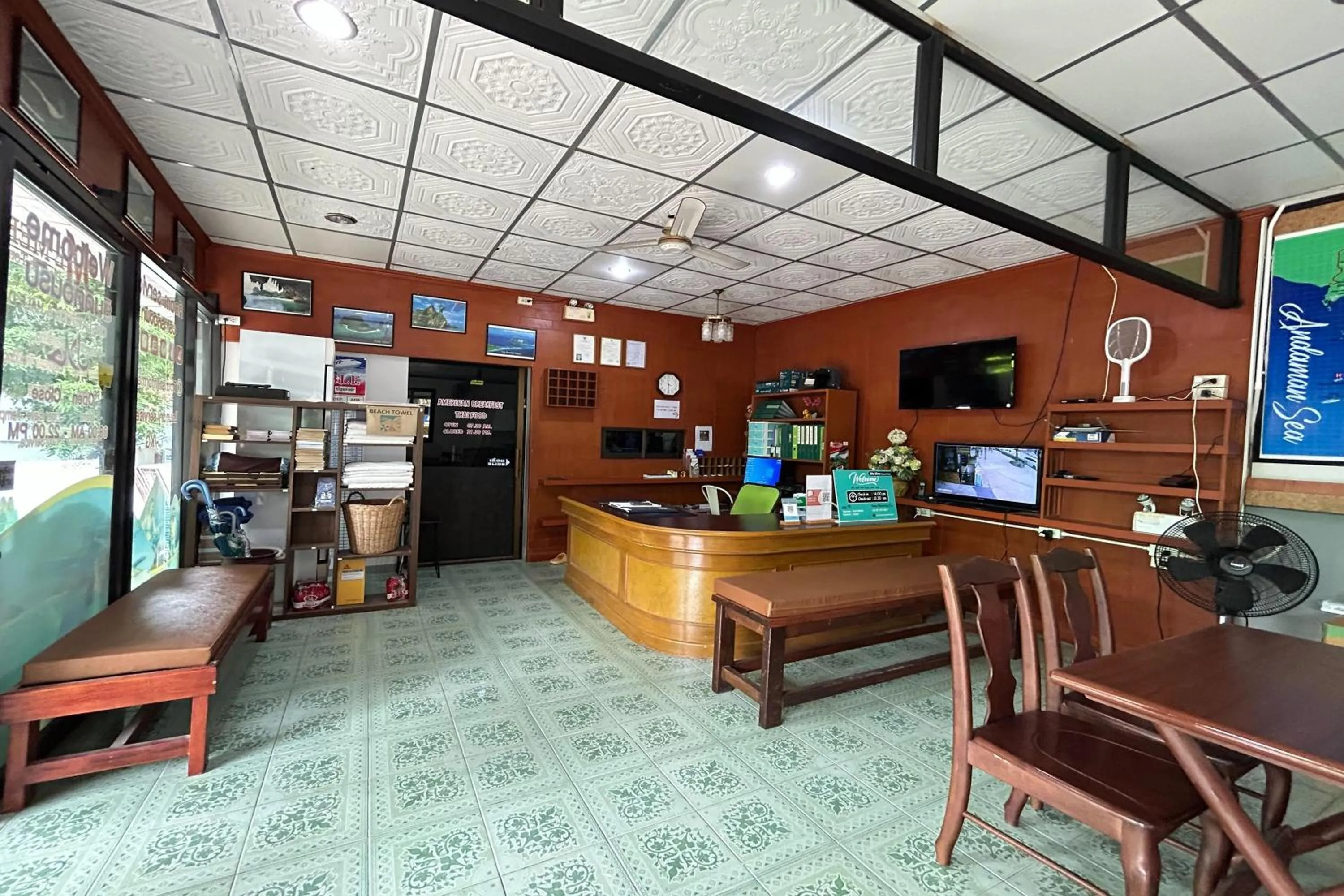 Lobby or reception in Me Mee Place & Tour Krabi