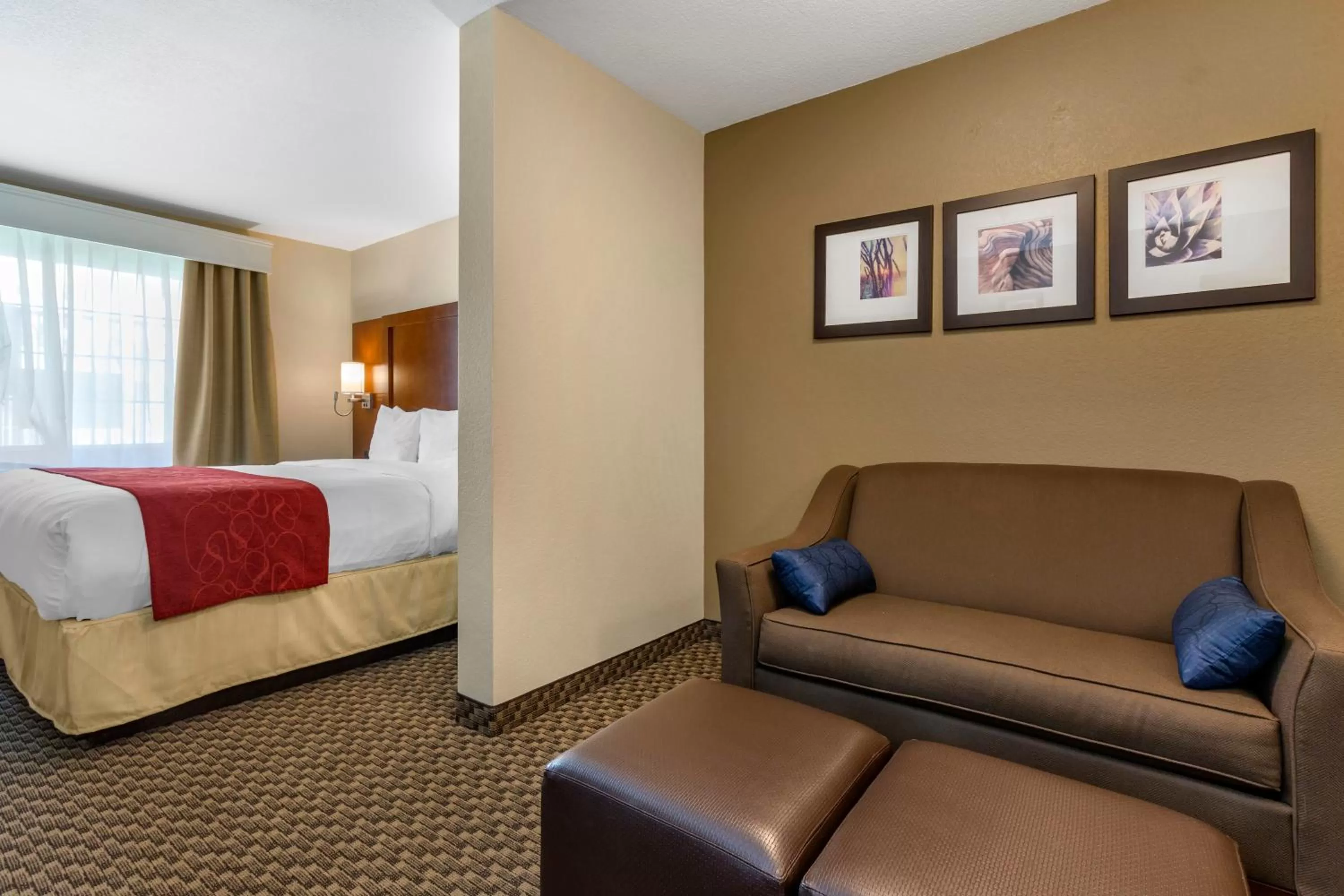 King Suite with Sofa and Balcony - Non-Smoking in Comfort Suites Phoenix Airport