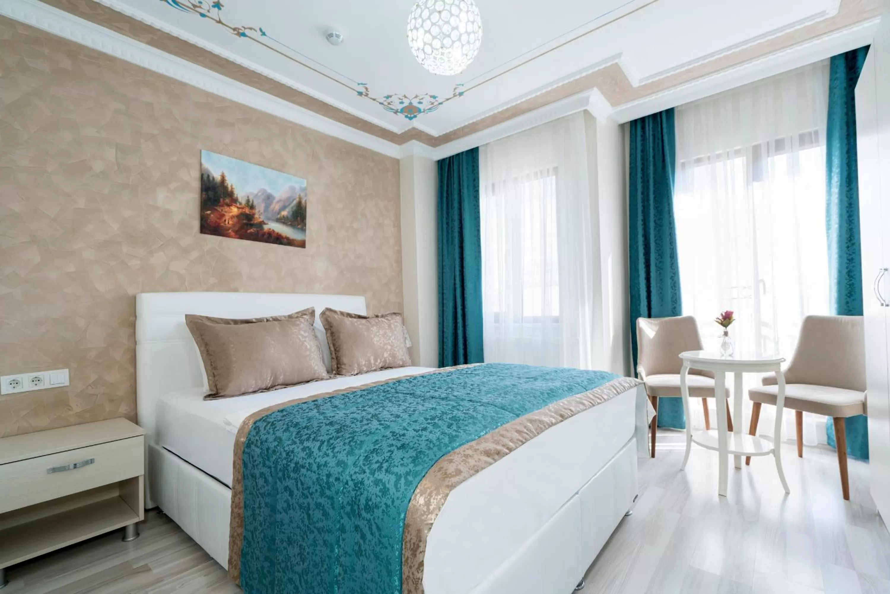 Decorative detail, Bed in ATAM HOTEL