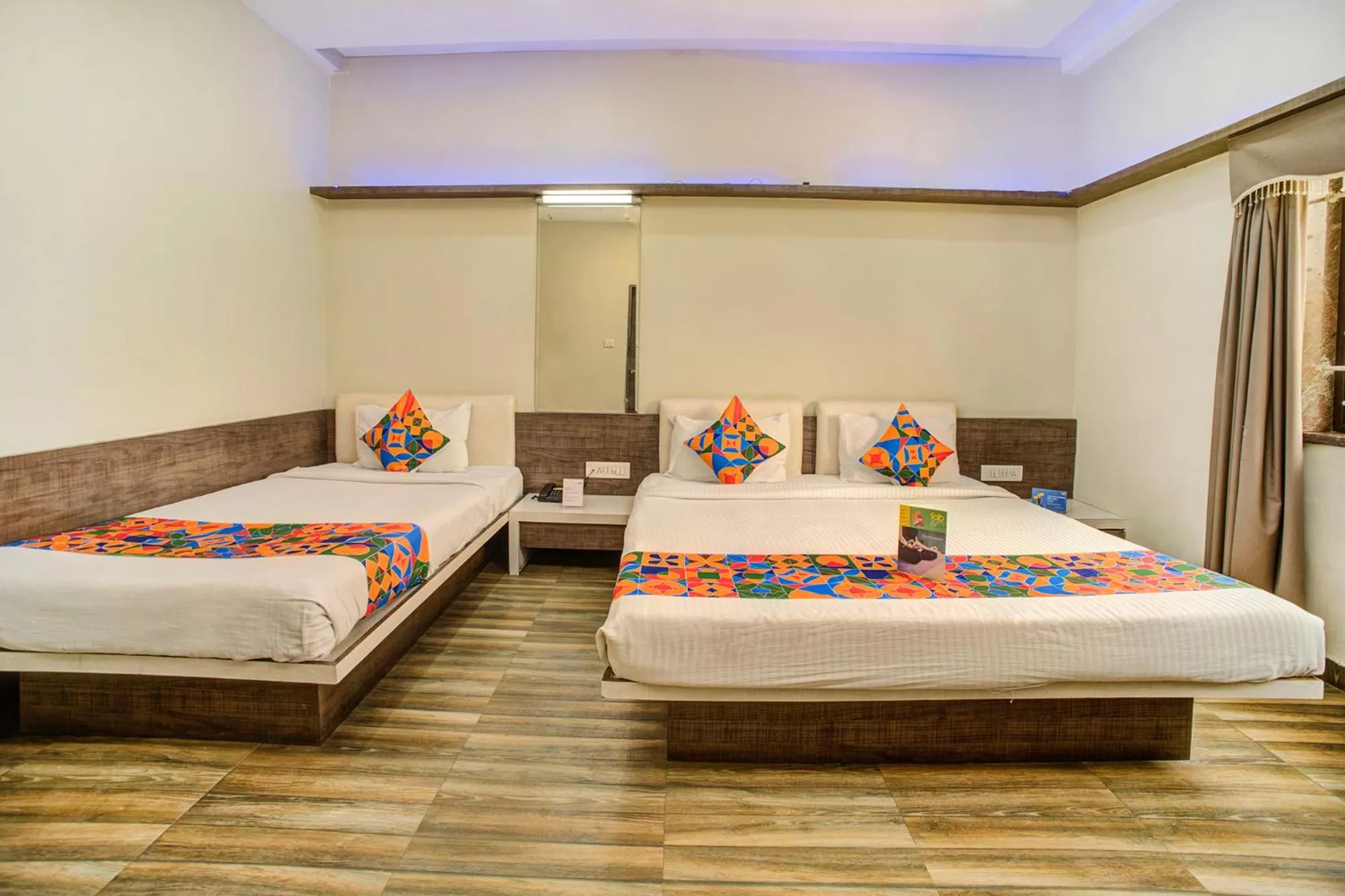 Bedroom, Bed in FabHotel Bee Town