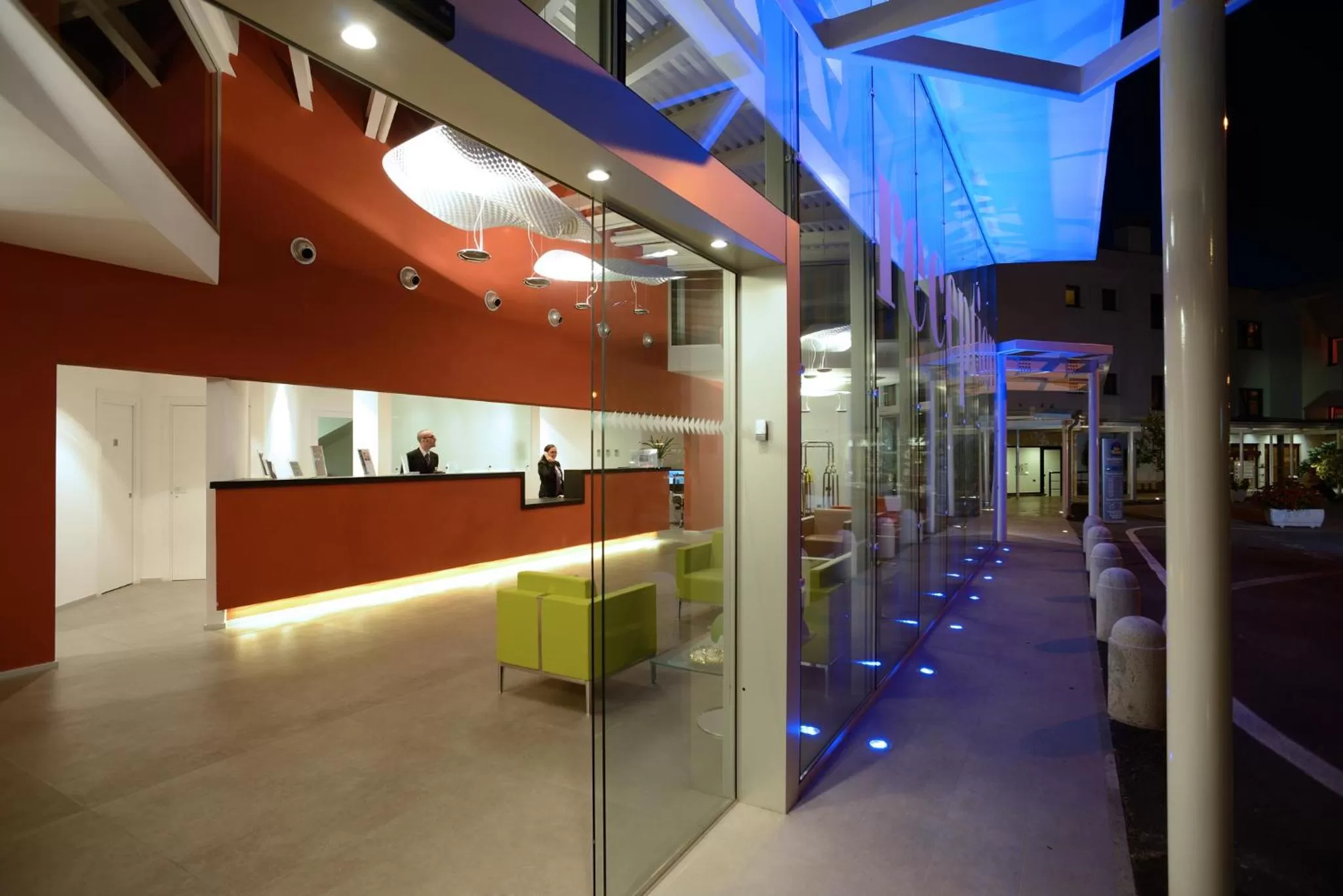 Lobby or reception in Best Western Hotel Rome Airport