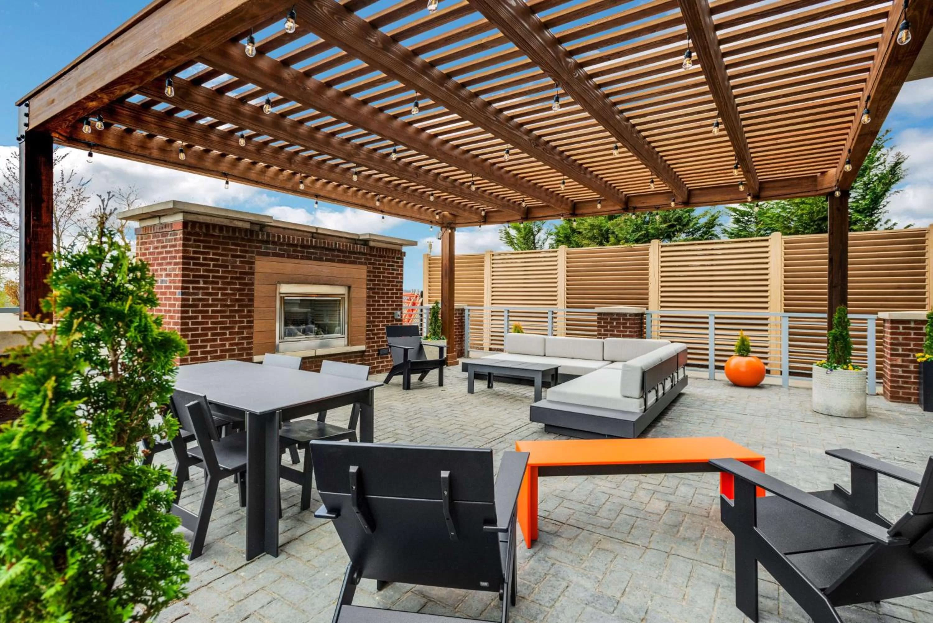 Patio in DoubleTree by Hilton Asheville Downtown