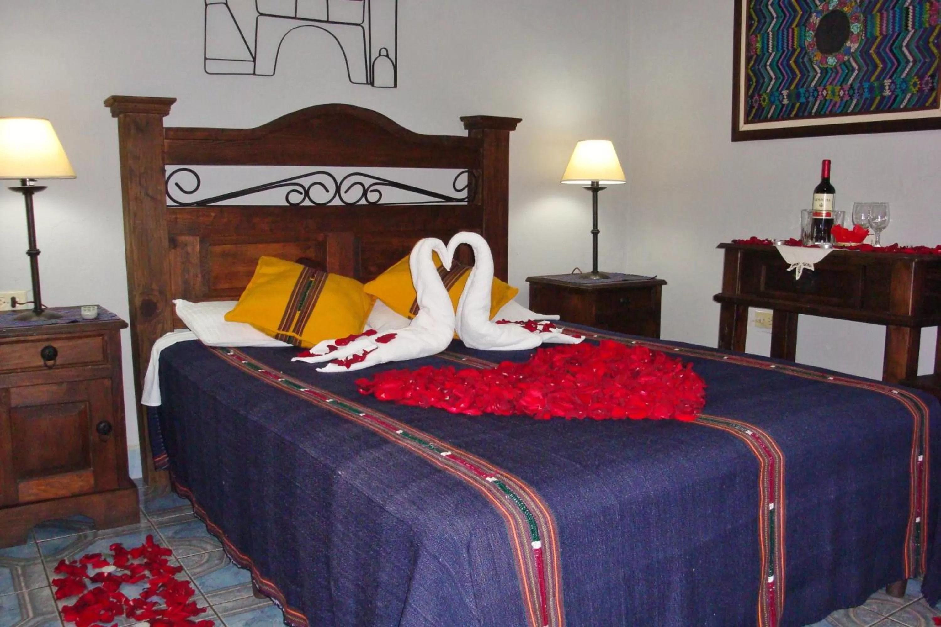 Decorative detail, Bed in Hotel Casa Rustica by AHS