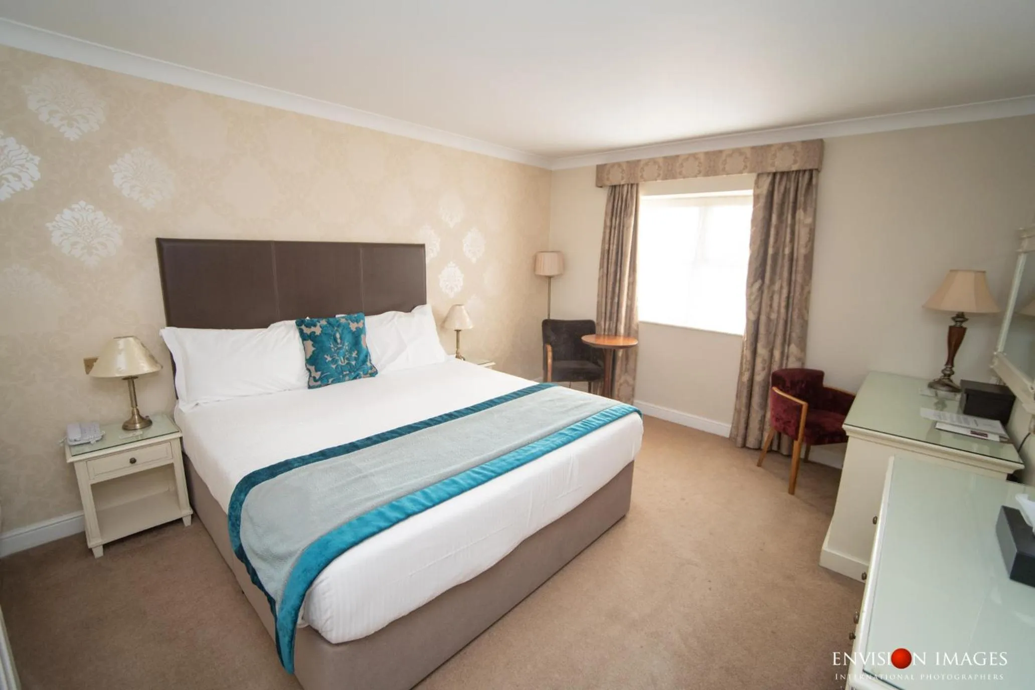 Bed in Red Hall Hotel