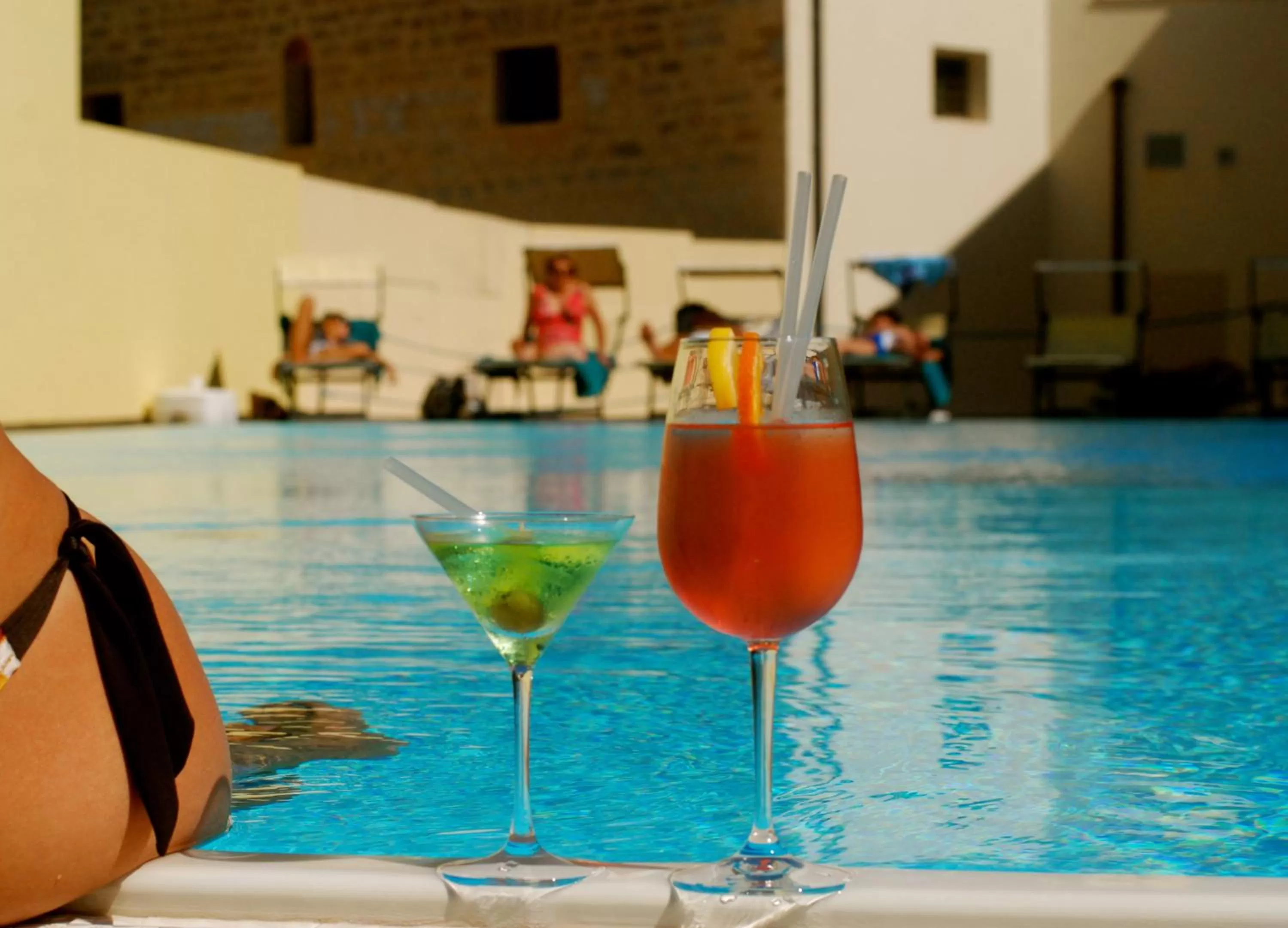 Swimming pool in Mahara Hotel & Wellness