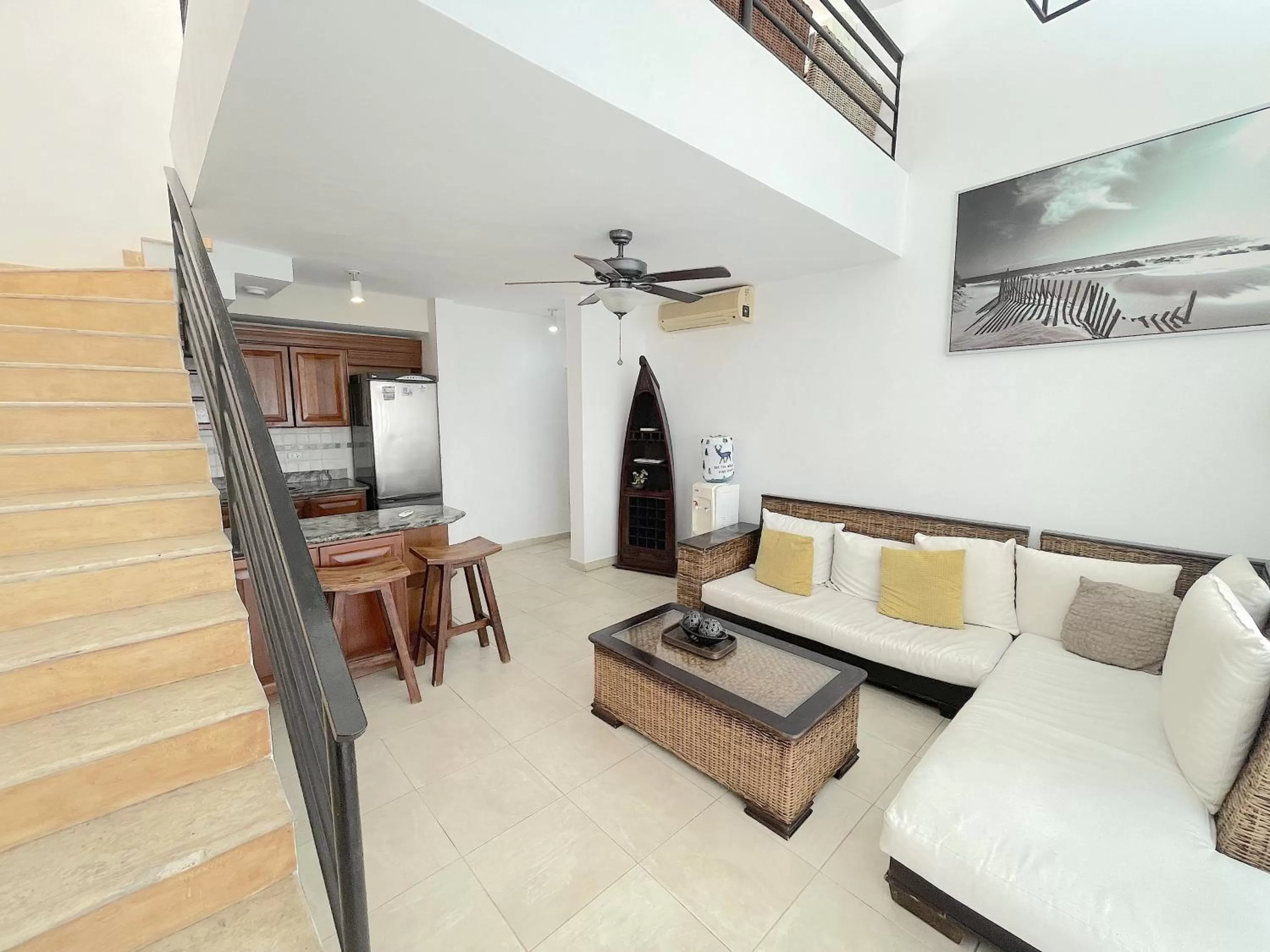 Living room, Seating Area in HOTEL Beach VILLAS Los Corales WIFI & BBQ BEACH CLUB