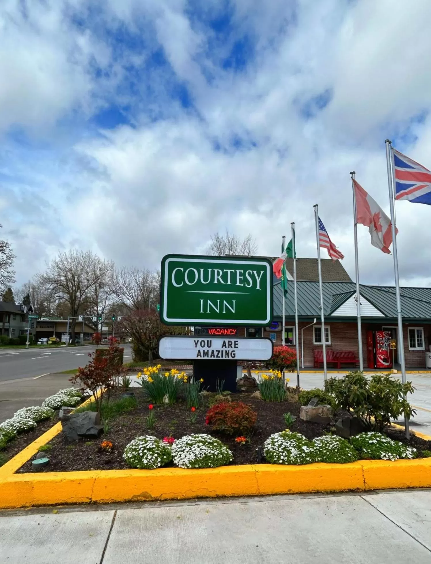 Property logo or sign in Courtesy Inn Downtown Eugene