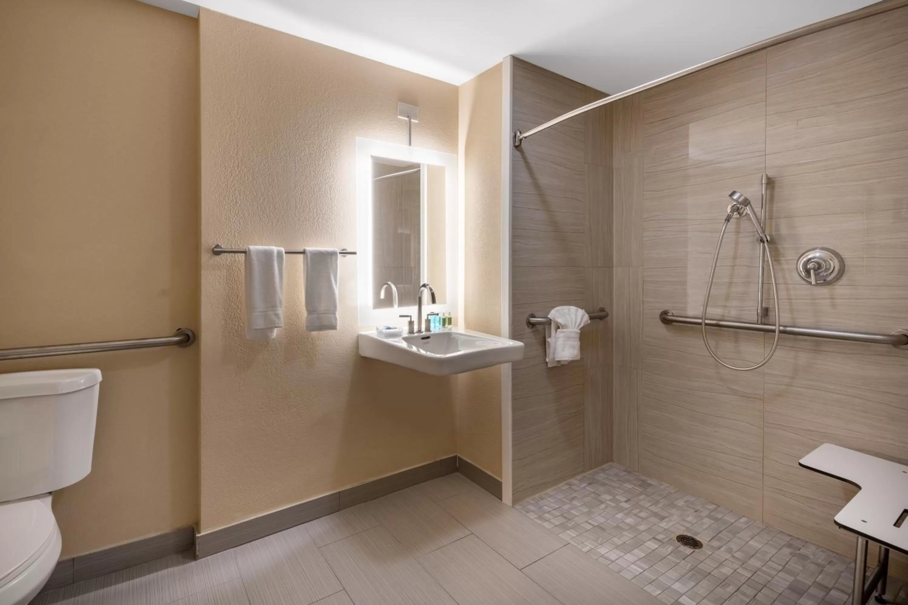 Shower in Holiday Inn Poughkeepsie by IHG