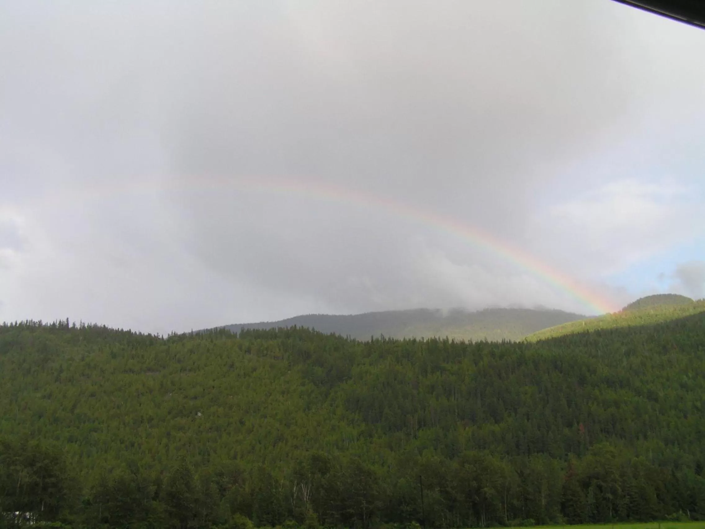 View (from property/room), Mountain View in Monashee Motel