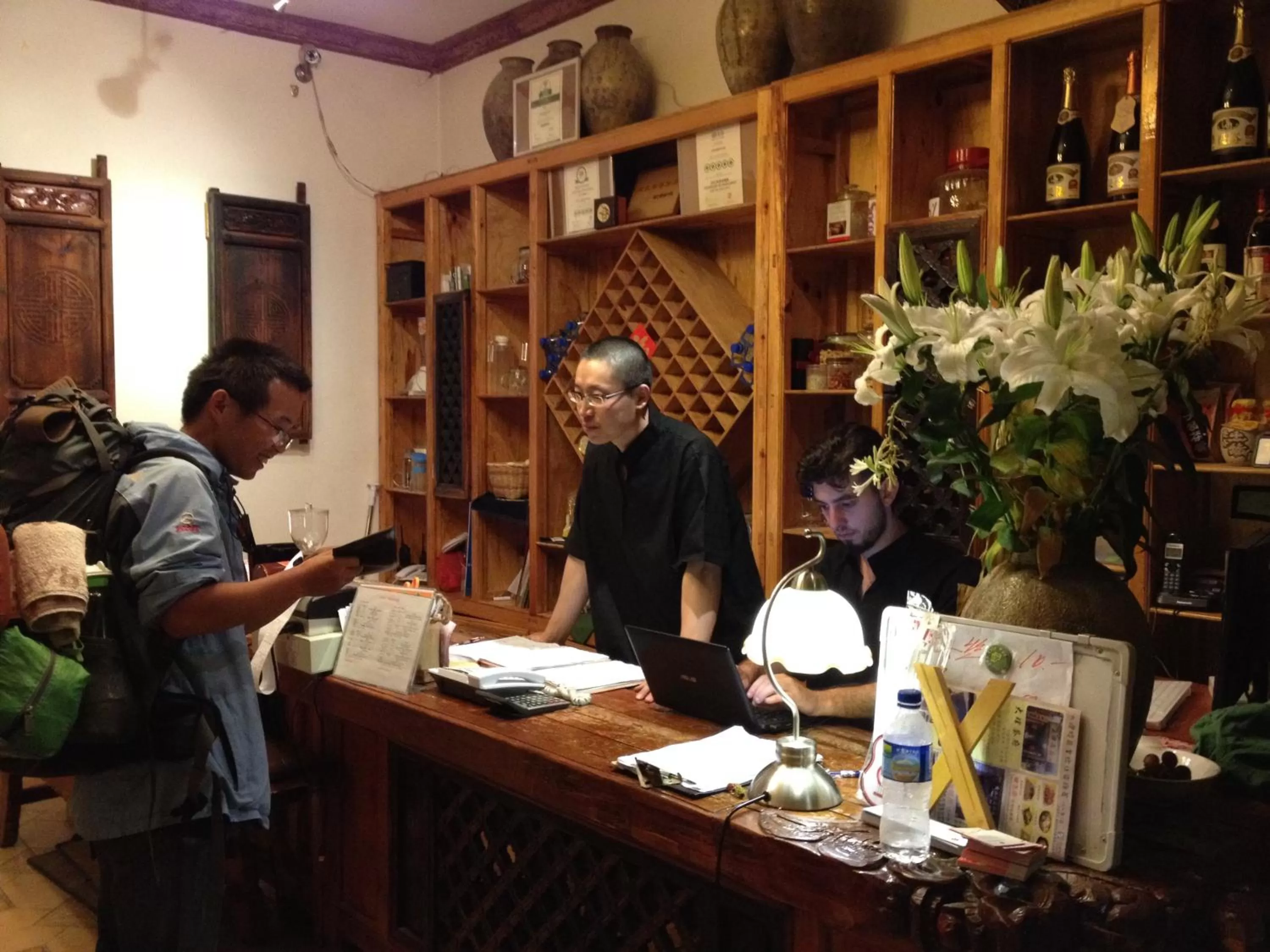 People in The Lily Pad Inn