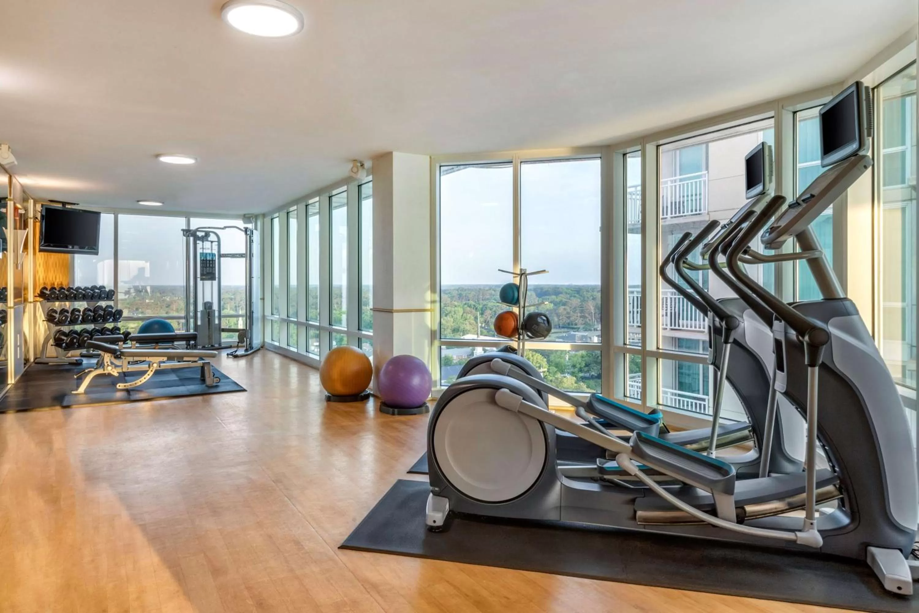 Fitness centre/facilities in Hilton Vacation Club Ocean Beach Club Virginia Beach