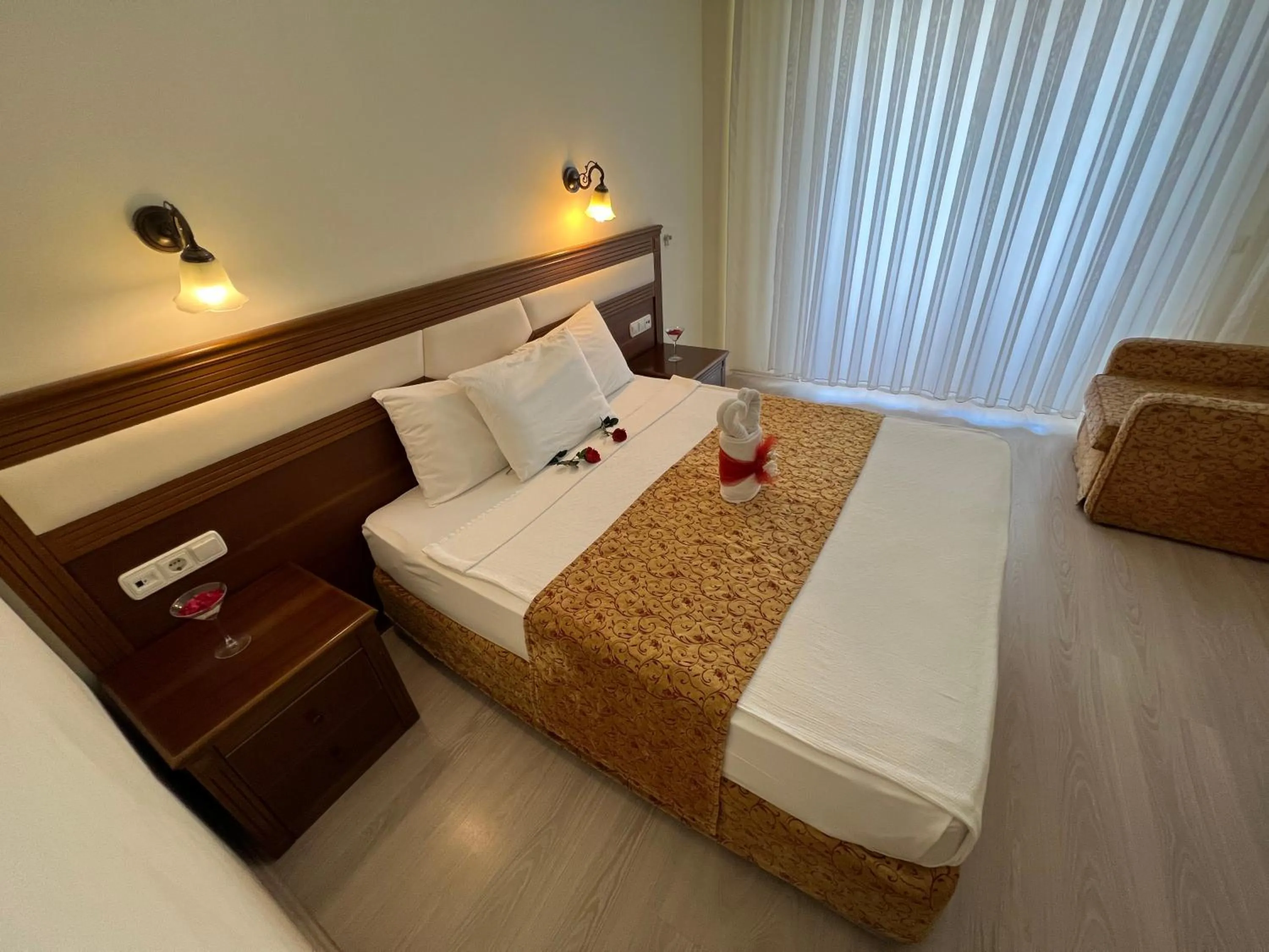 Bed in Valeri Beach Hotel