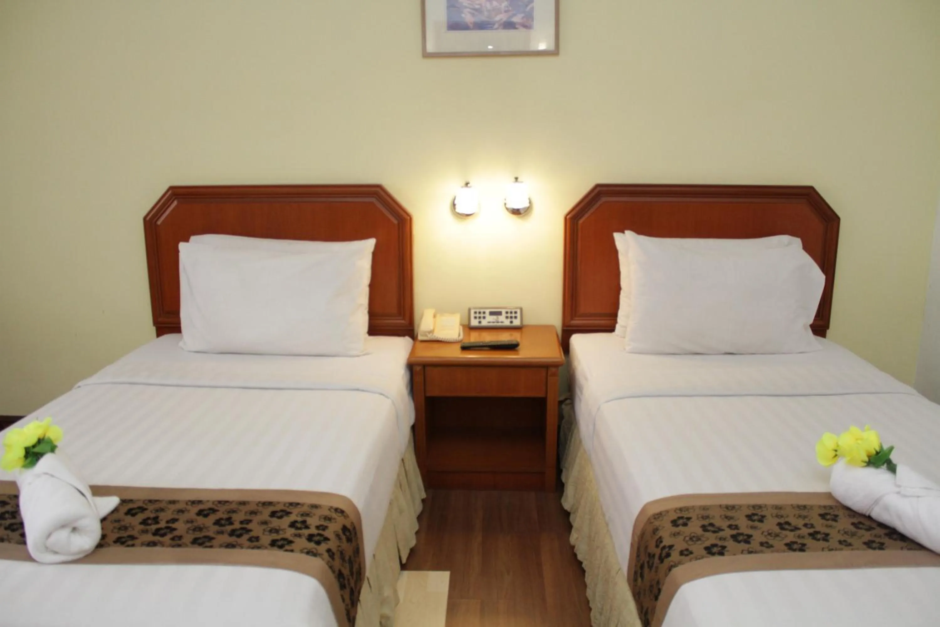 Bed in Hotel Sandakan