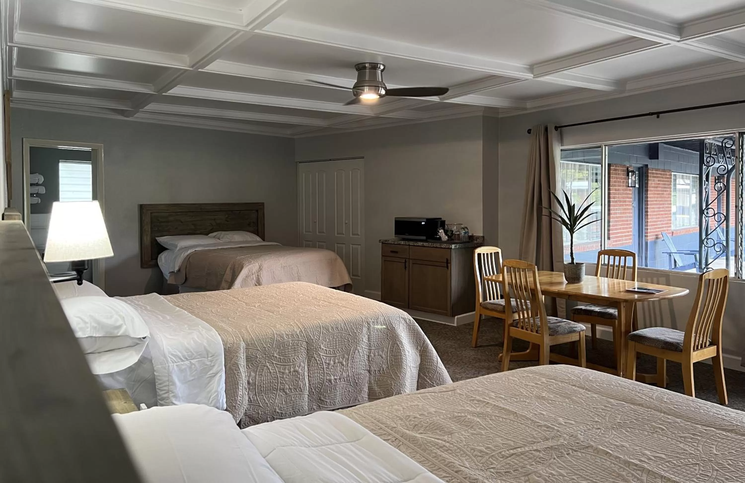 Bed in BlueGem Motel