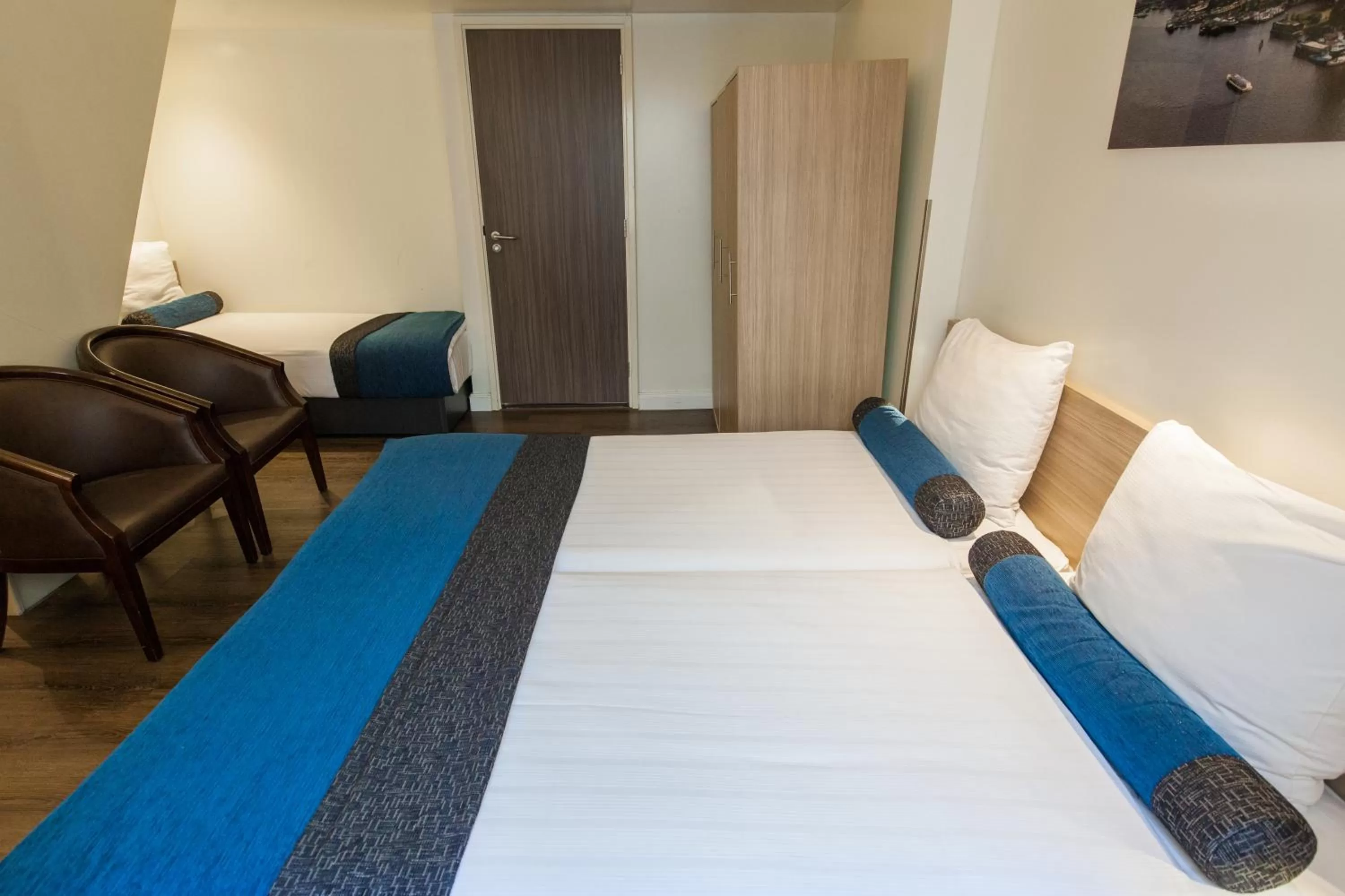 Bed in Hotel Library Amsterdam