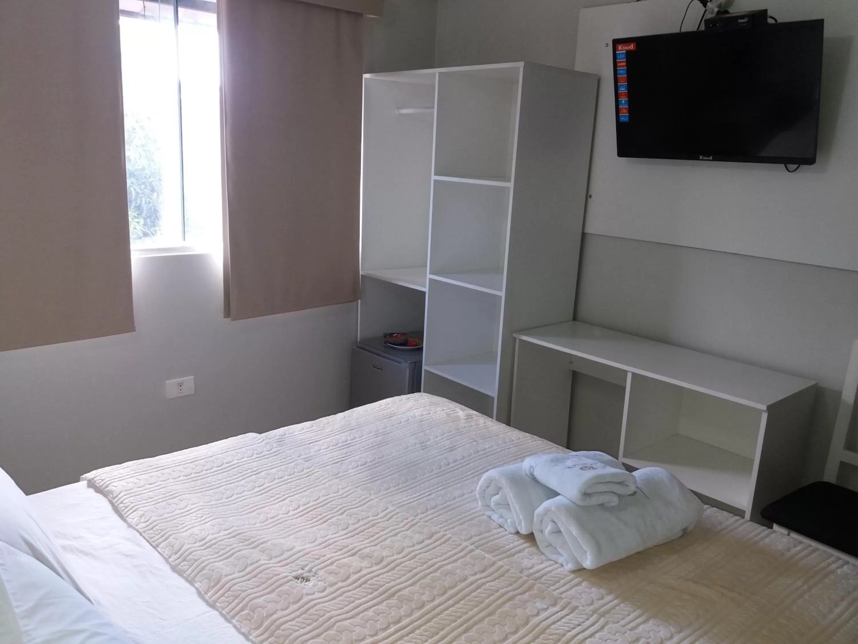 Bed in Madame Lynch Hotel Asuncion