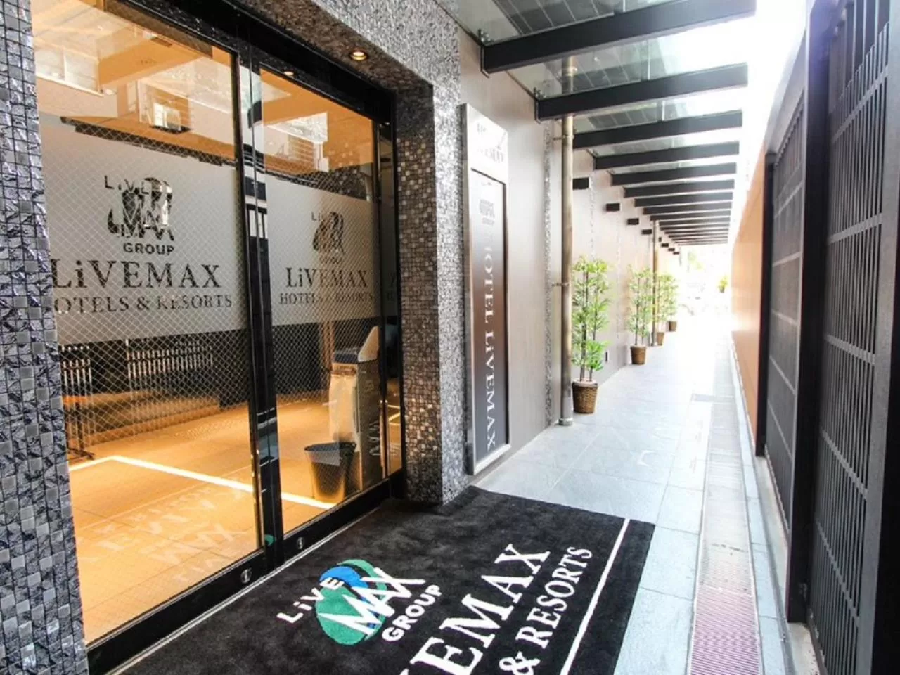 Facade/entrance in HOTEL LiVEMAX Osaka Honmachi