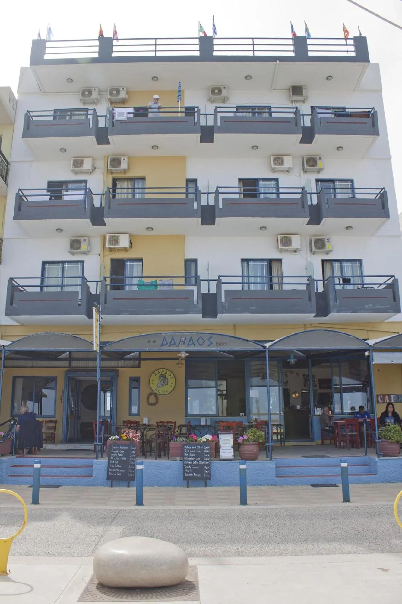 Facade/entrance in Danaos Hotel