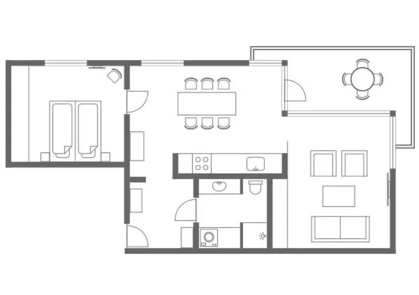 Floor plan in Charlottehaven