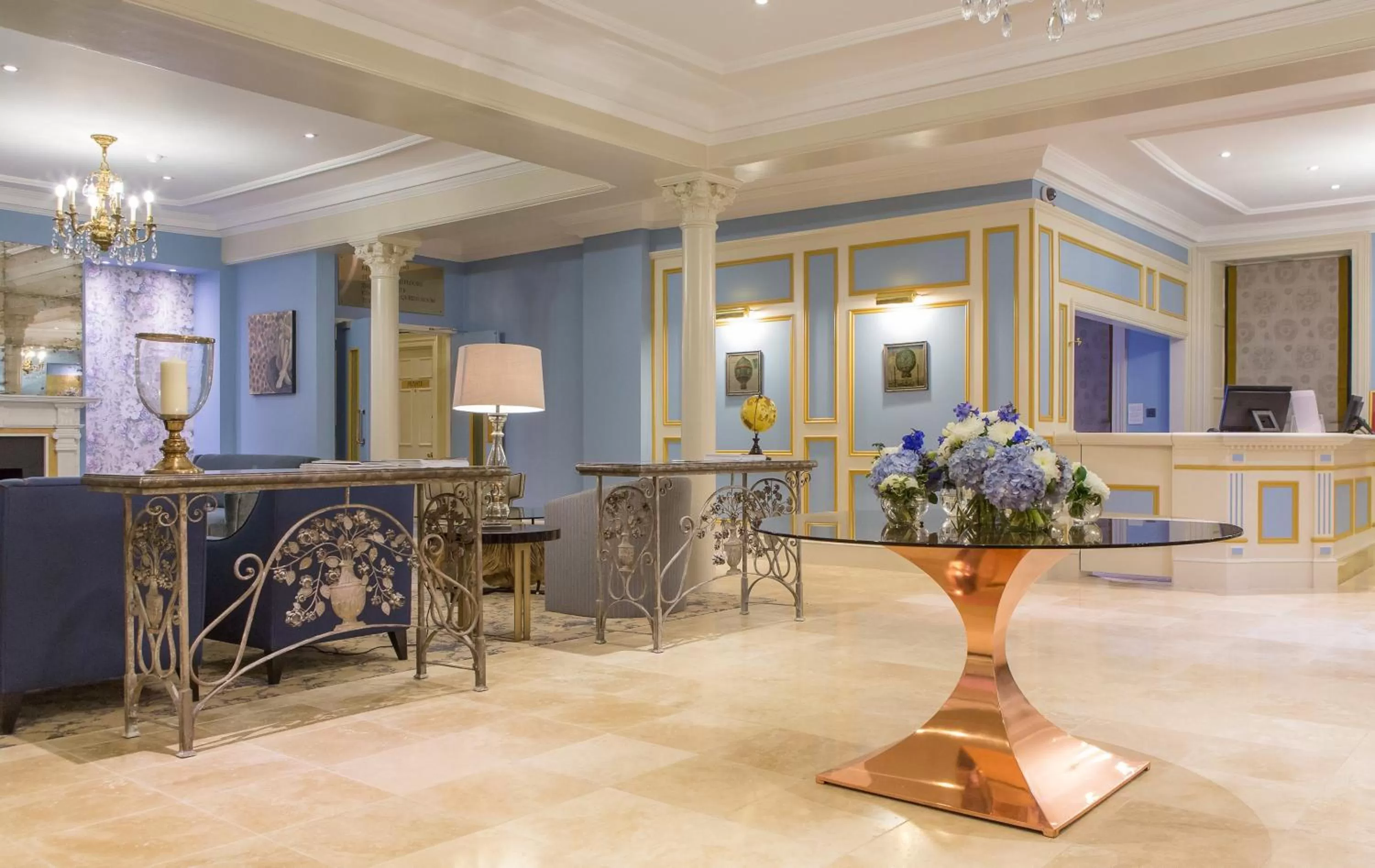 Lobby or reception in The Spa Hotel