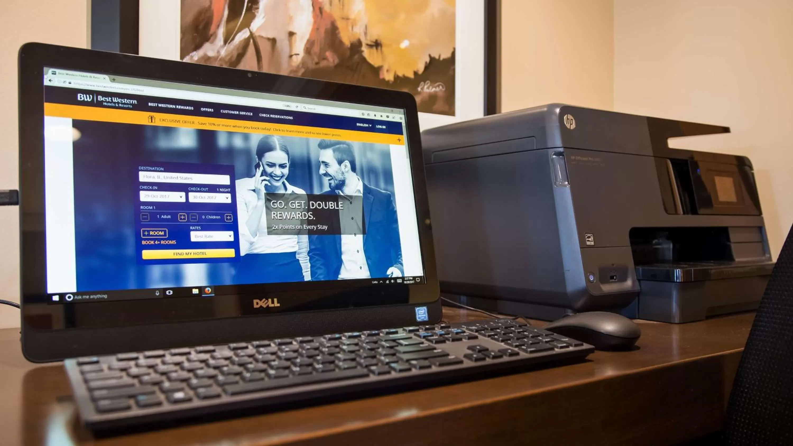 On site in Best Western Flora Inn