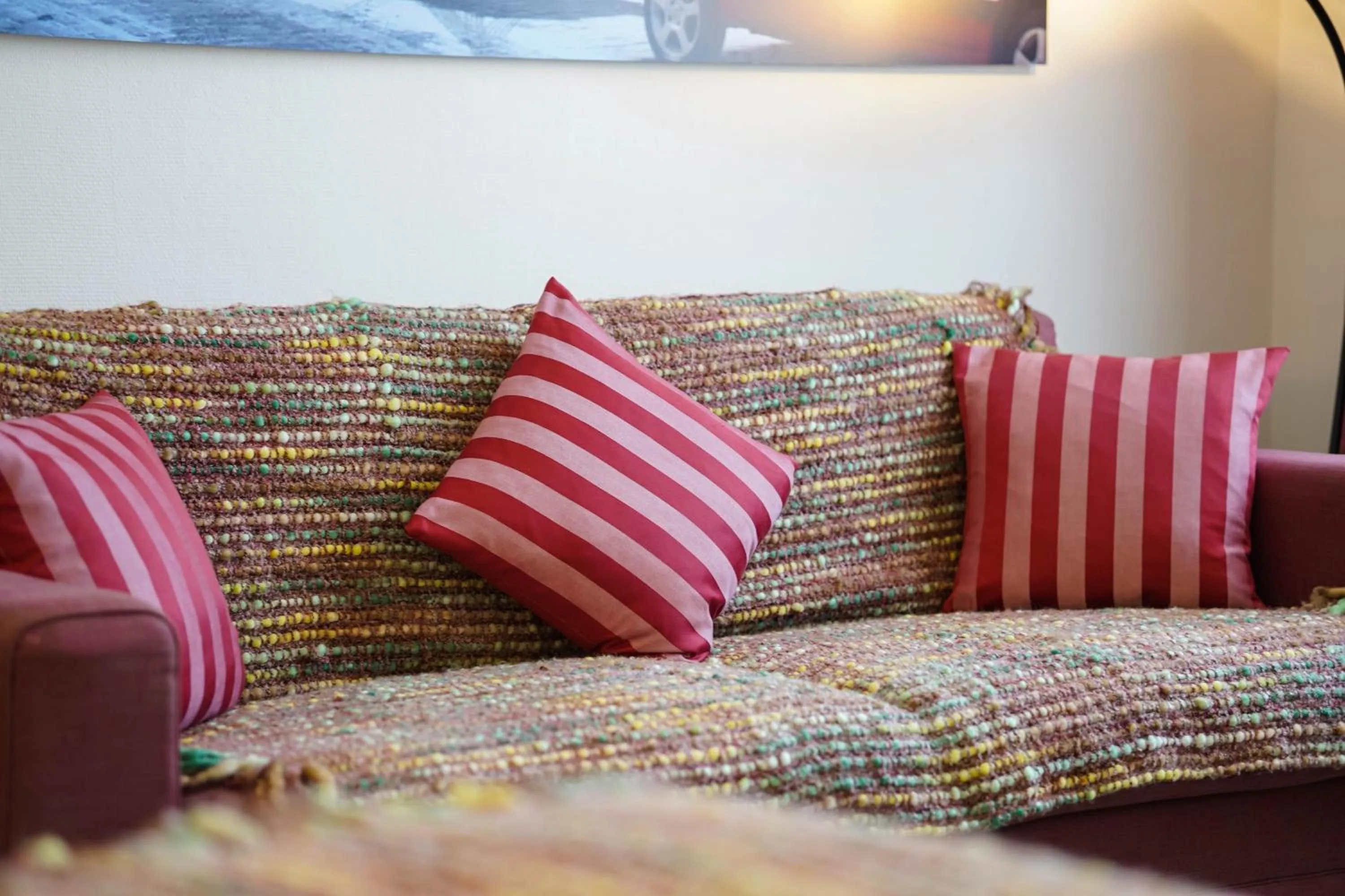 Seating area in Hotel Gravensteen