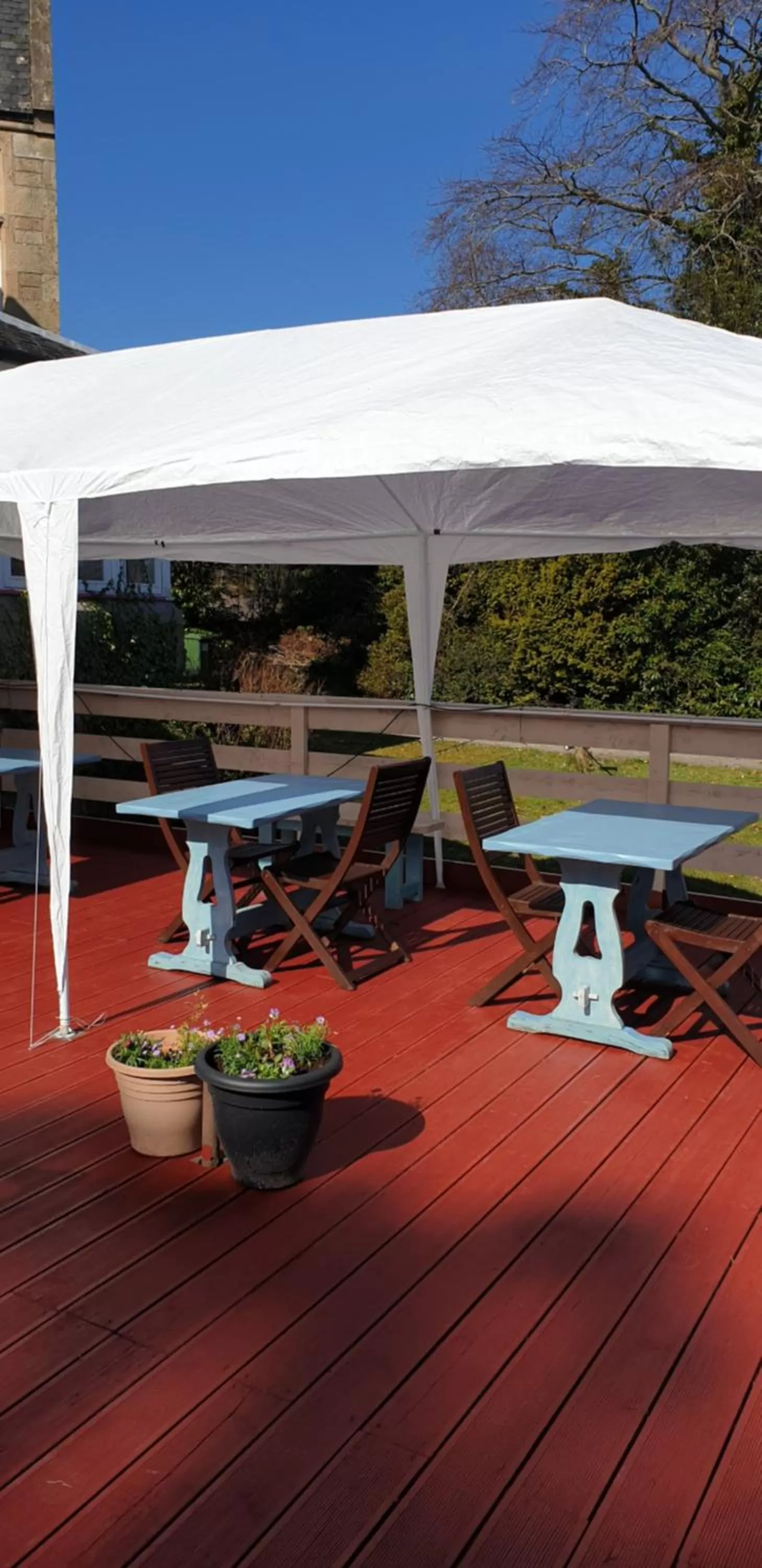 Patio in Morangie Hotel Tain