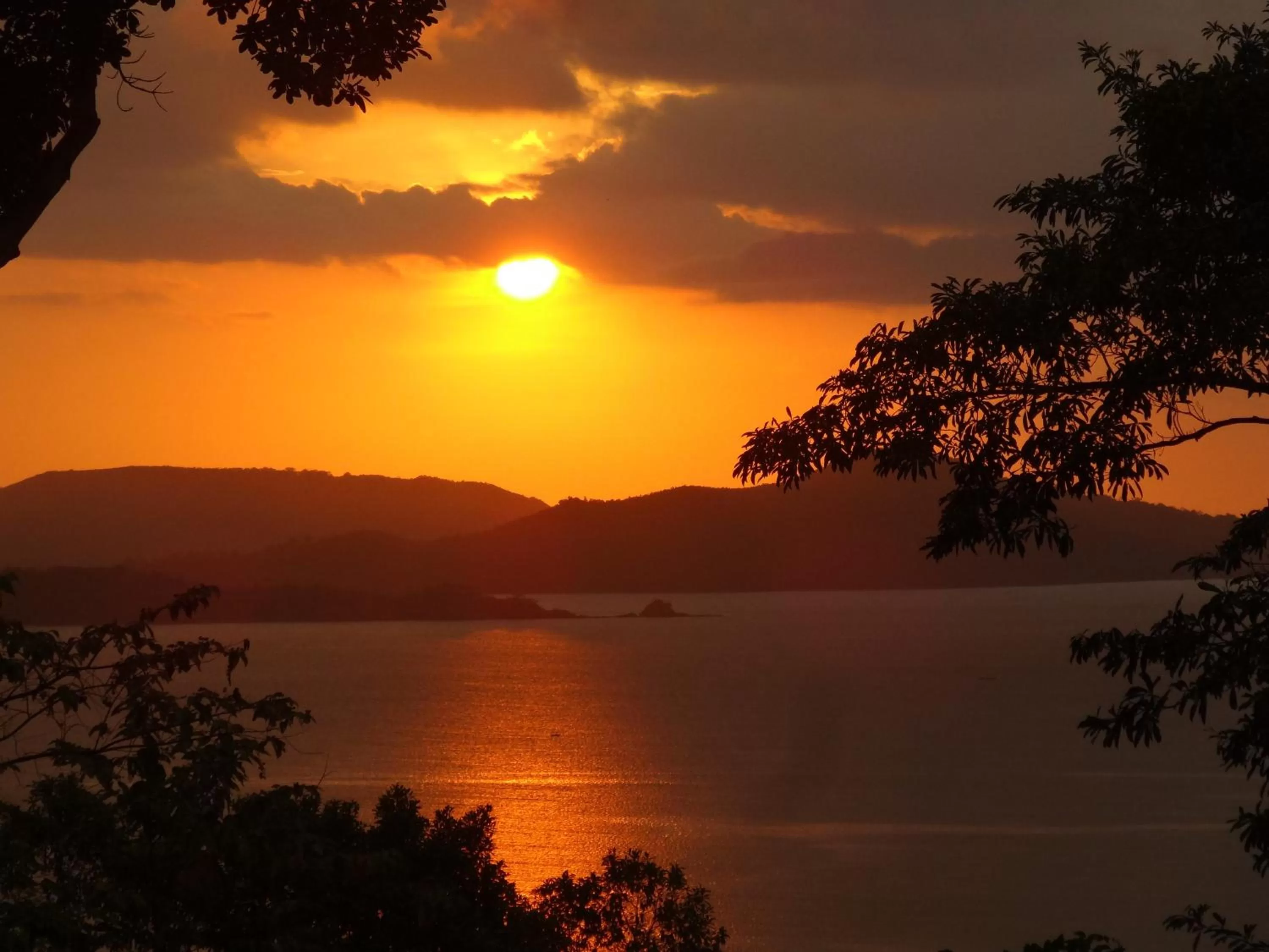 Sunset in Atremaru Jungle Retreat