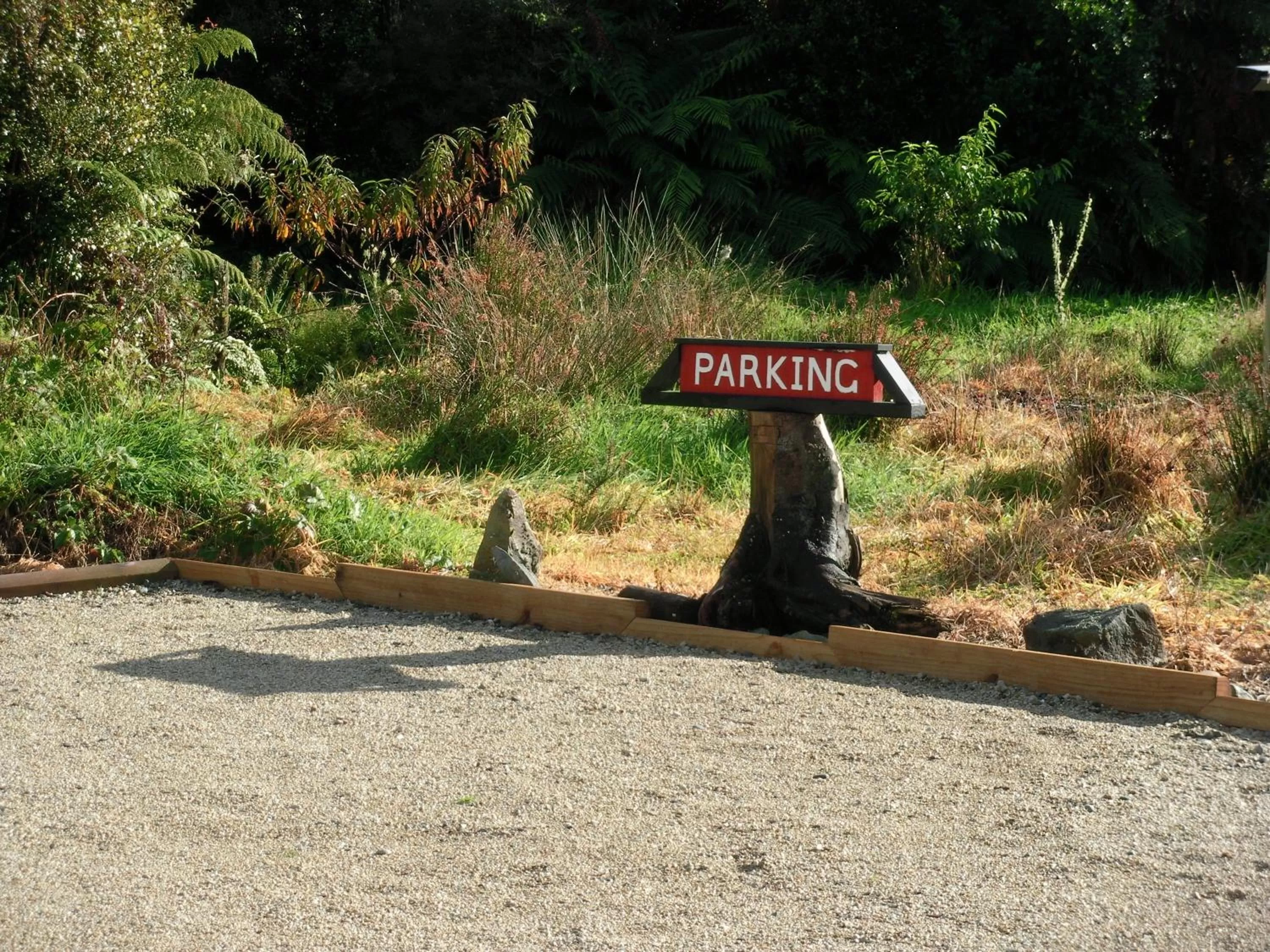 Parking in Mahinapua Retreat B&B
