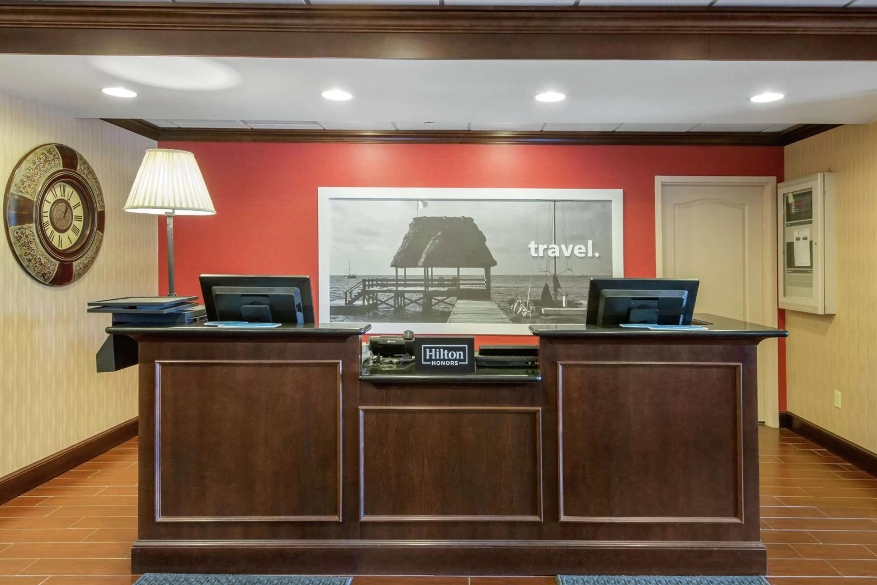 Lobby or reception in Hampton Inn Meadville