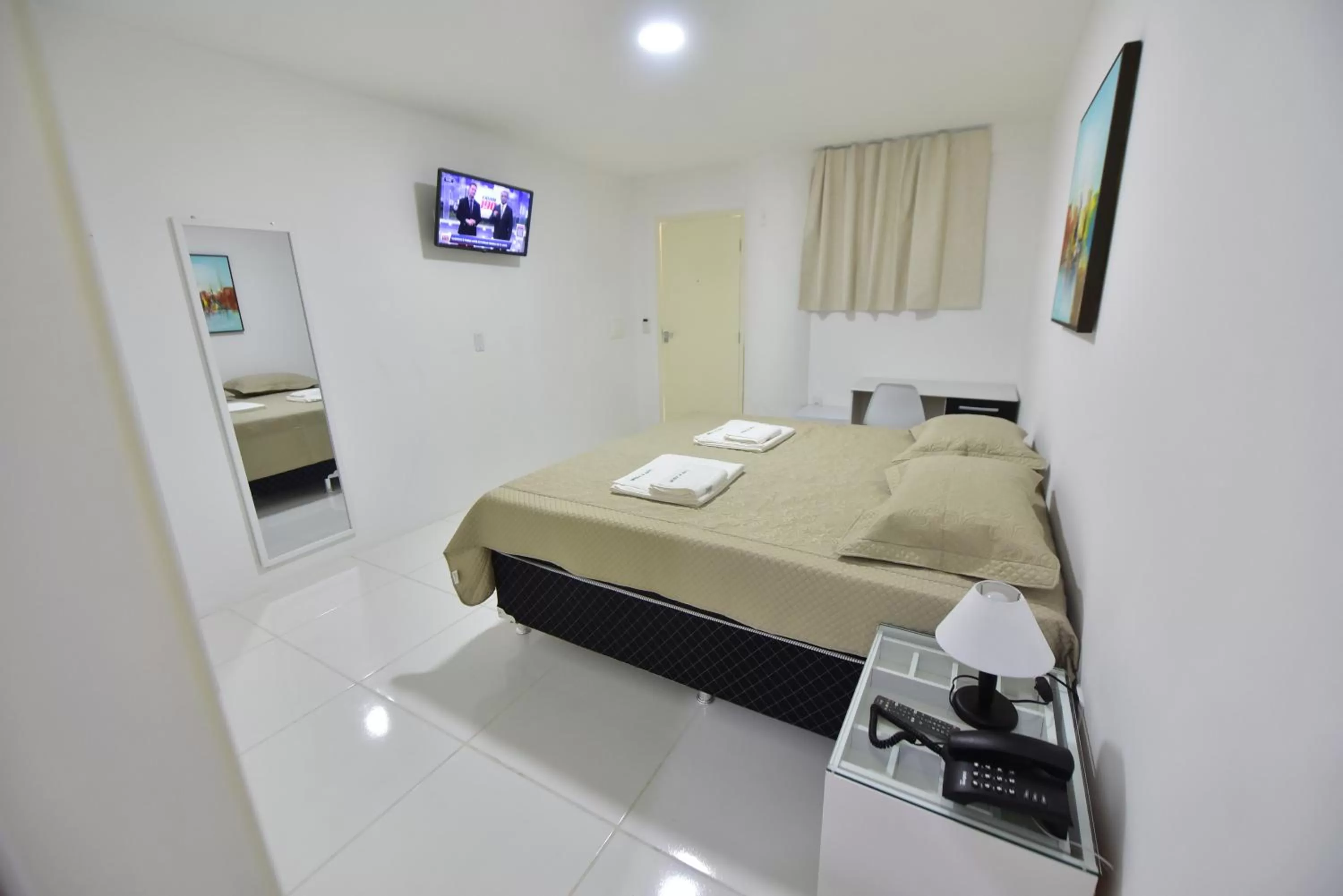 Bed in LIVE IN FORTALEZA HOTEL